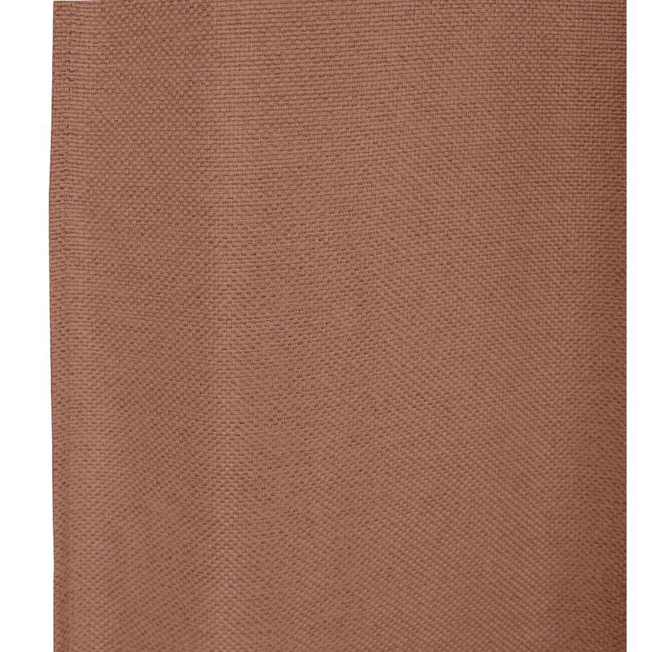 Rideau occultant effet tramé terracotta 140x240cm