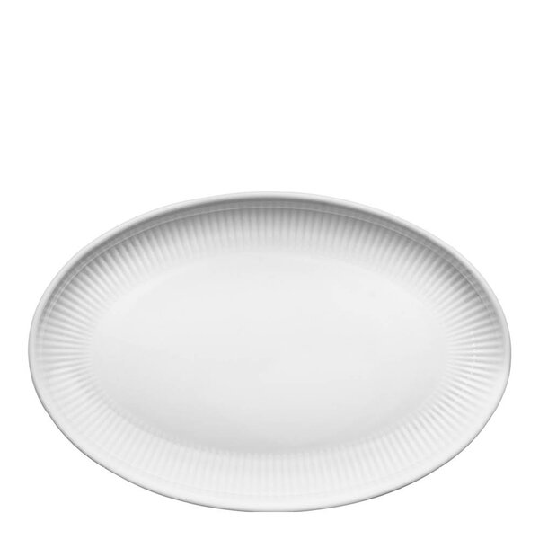 Legio Nova oval tallerken 24,5 cm hvit