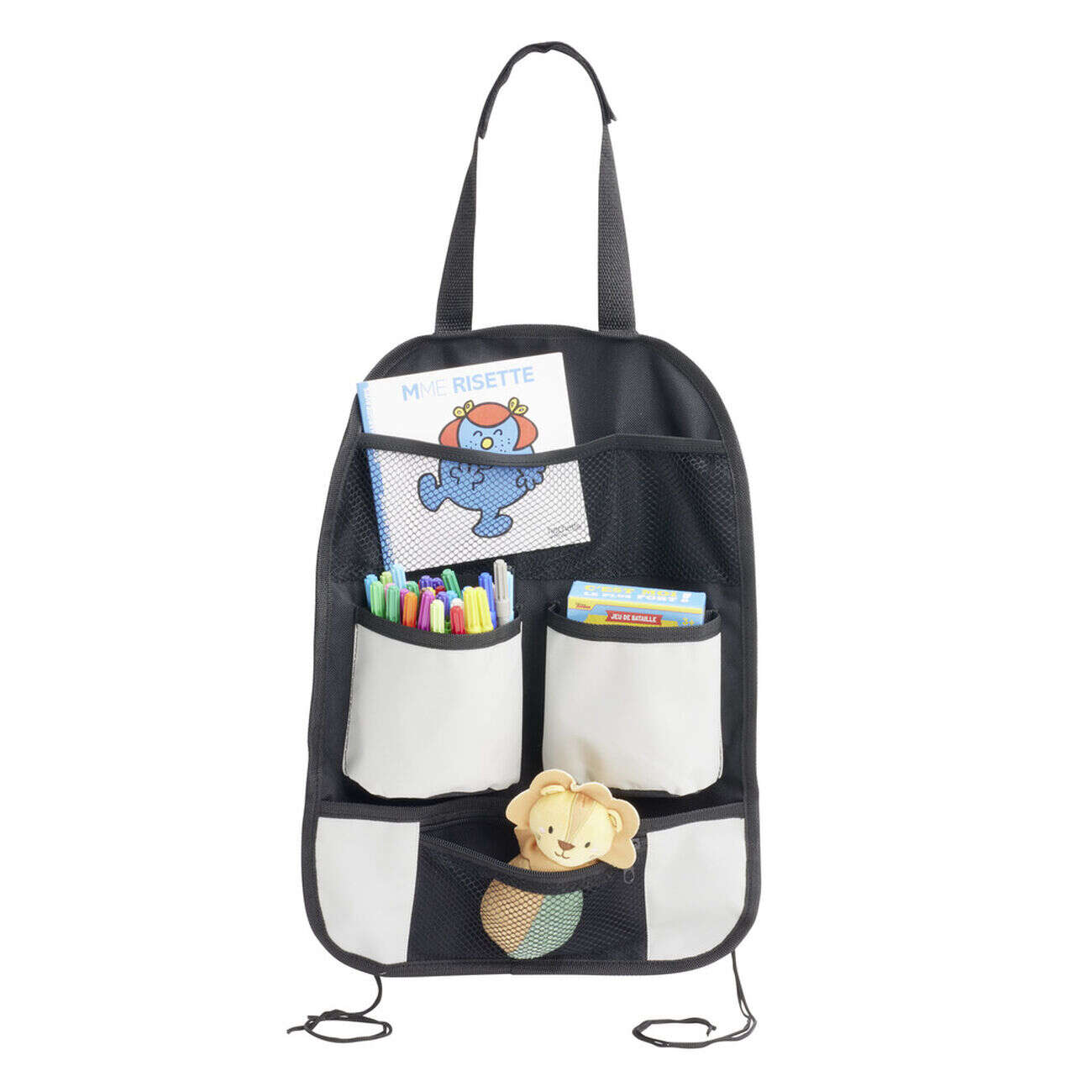 Organisateur de voiture protège siège arrière multipoches 31x43cm