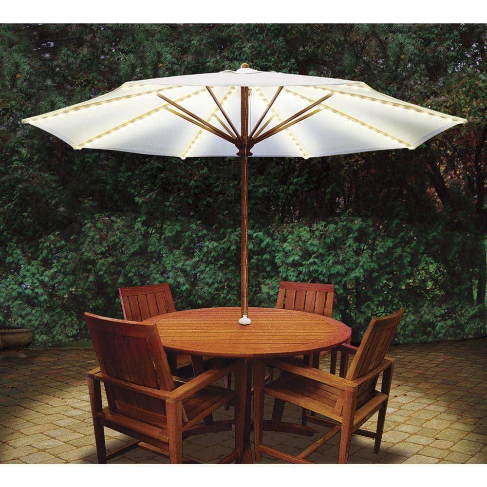 Brella Lights Patio Umbrella Lighting System with Power Pod - 6 Rib Blue Star Group