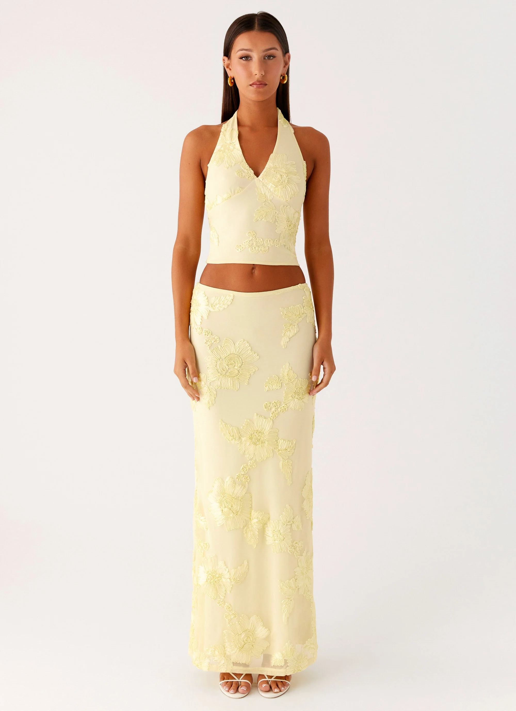 Radiate Maxi Skirt - Yellow