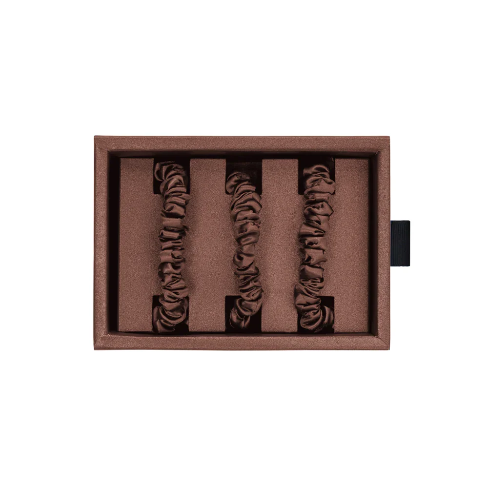 Blissy Skinny Scrunchies - Chocolate