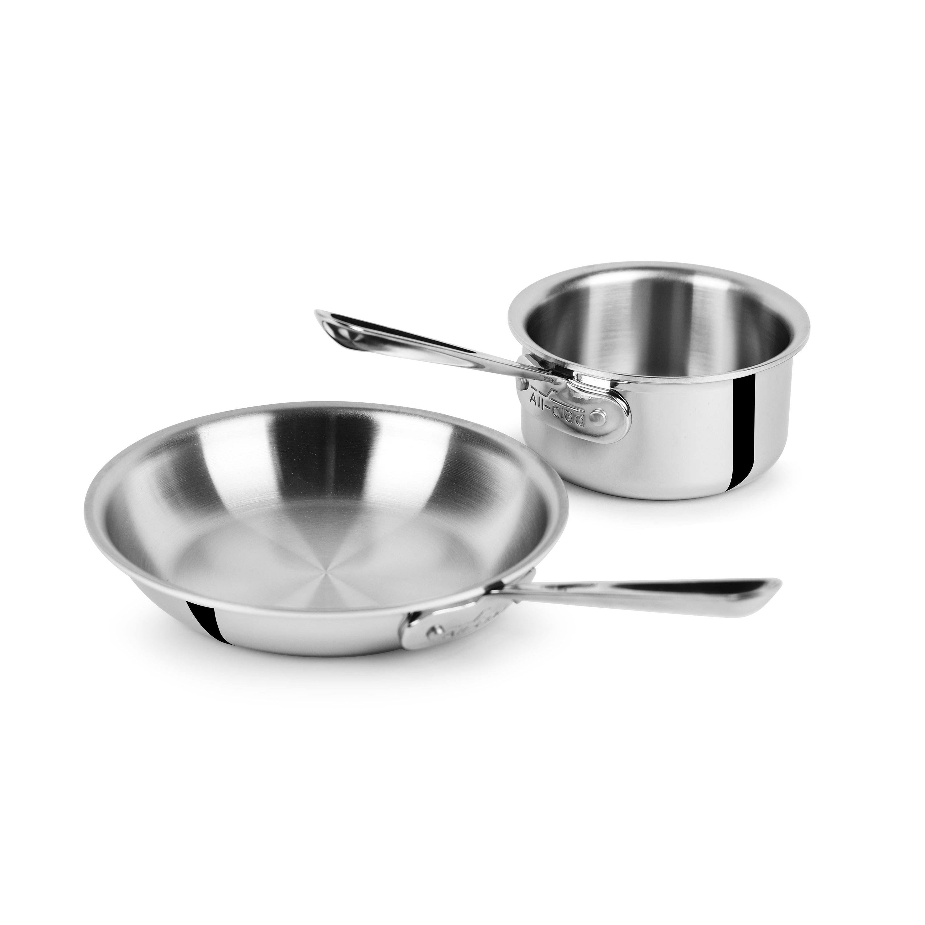 All Clad D3 Stainless Steel 2 Piece Kitchen Helper Set