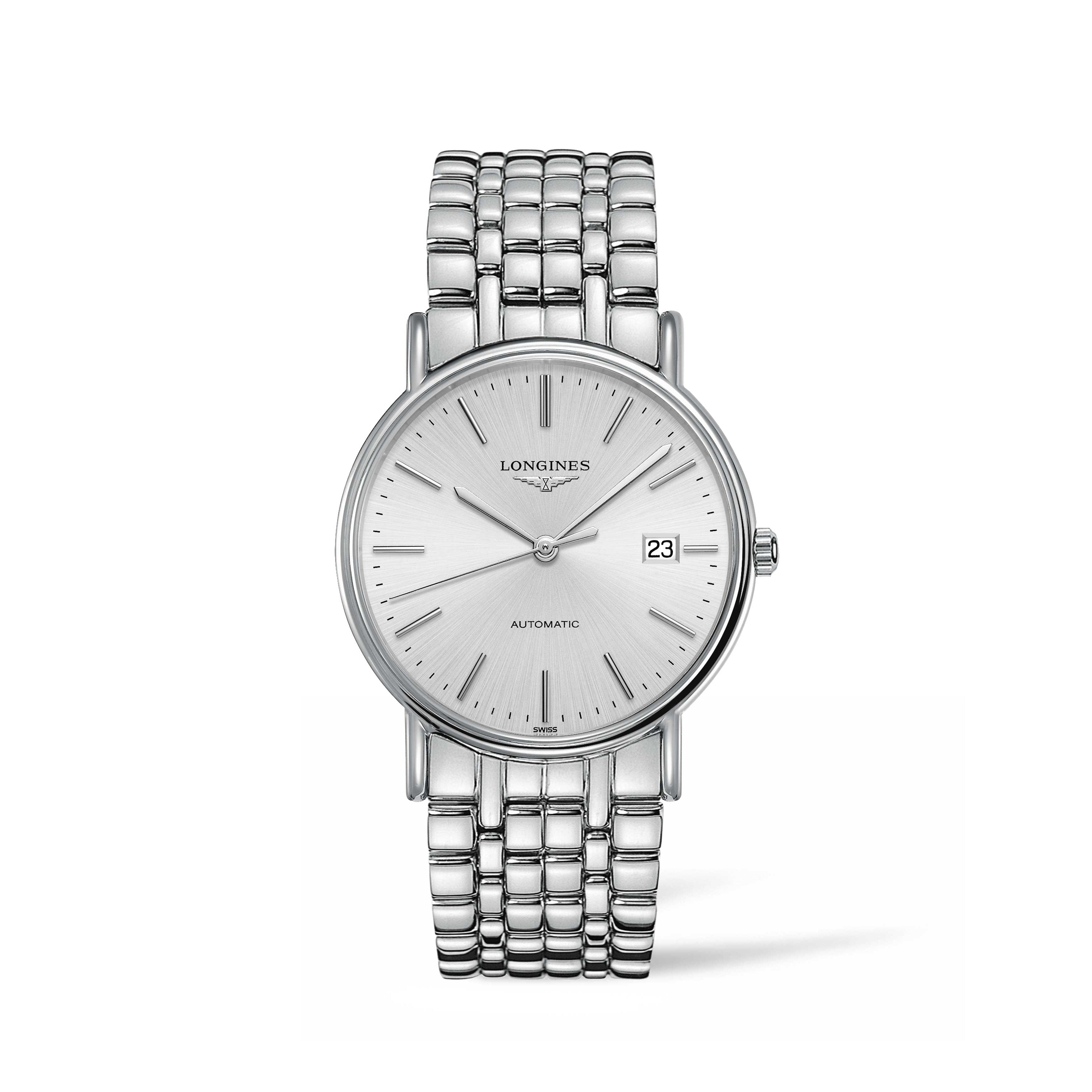 Longines Men's L4.921.4.72.6  Presence Stainless Steel Watch