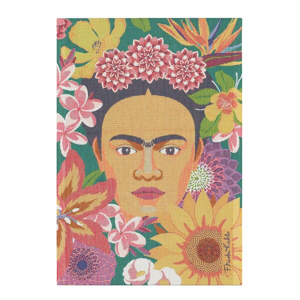 Frida Kahlo Flores håndkle 35x50 cm