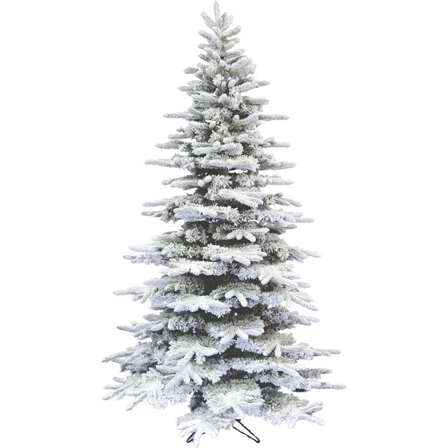 Fraser Hill Farm 9-ft. Flocked Pine Valley Christmas Tree