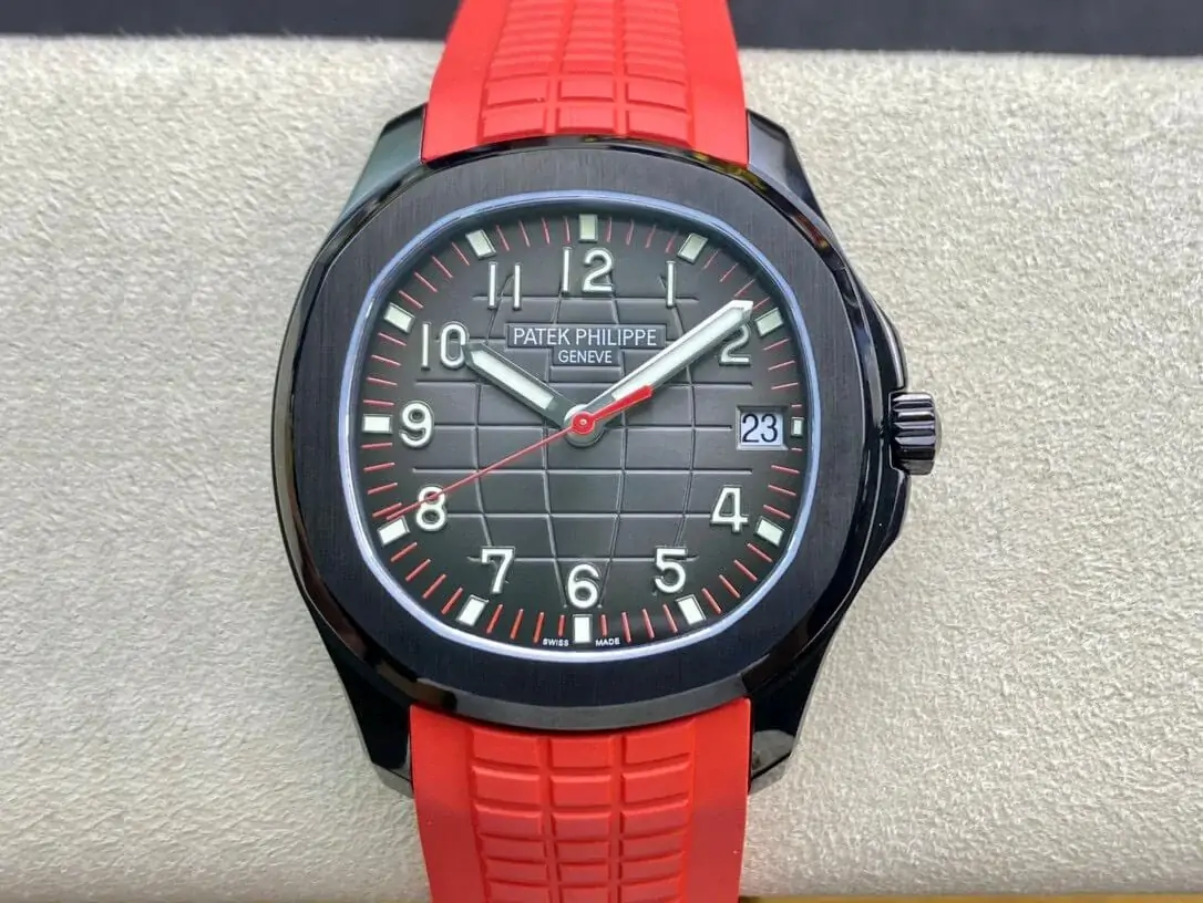 Patek Philippe Aquanaut PP5167 ZF Factory Red Rubber Strap