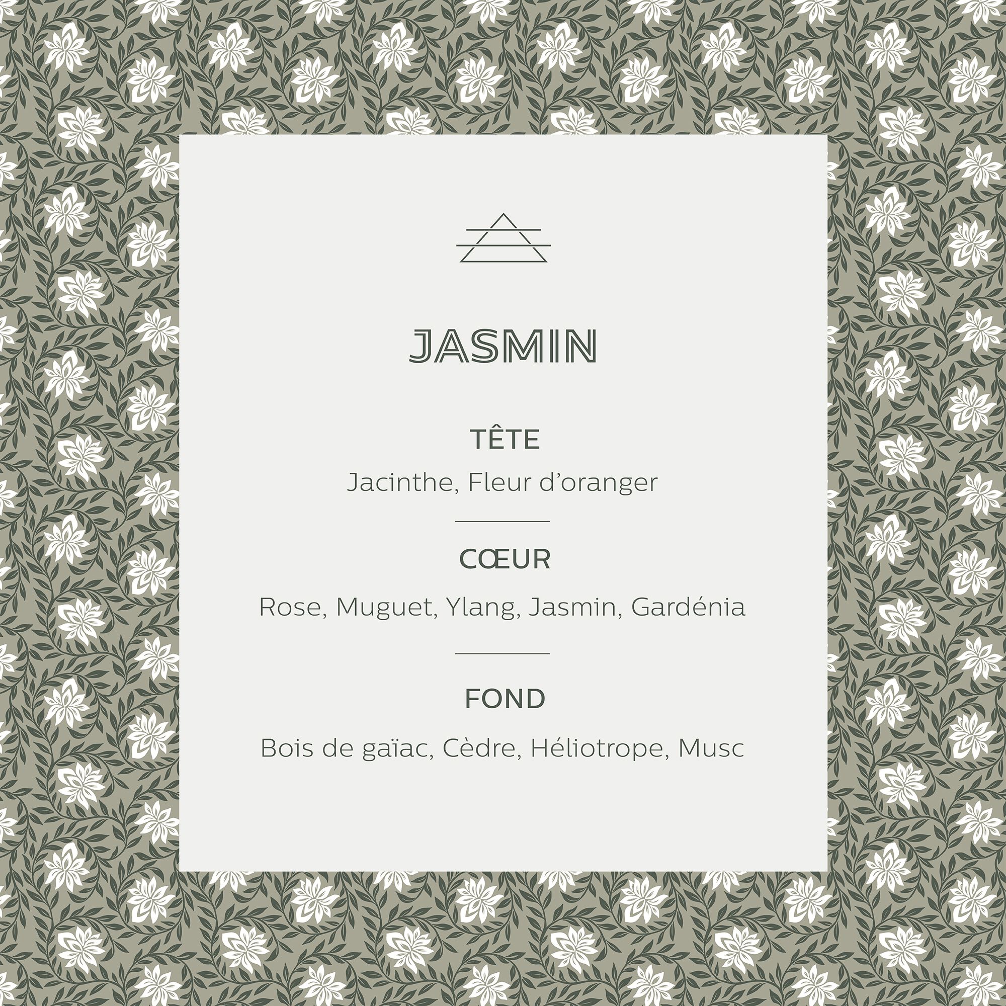 SIGNATURE - Bougie parfumée senteur Jasmin 160g