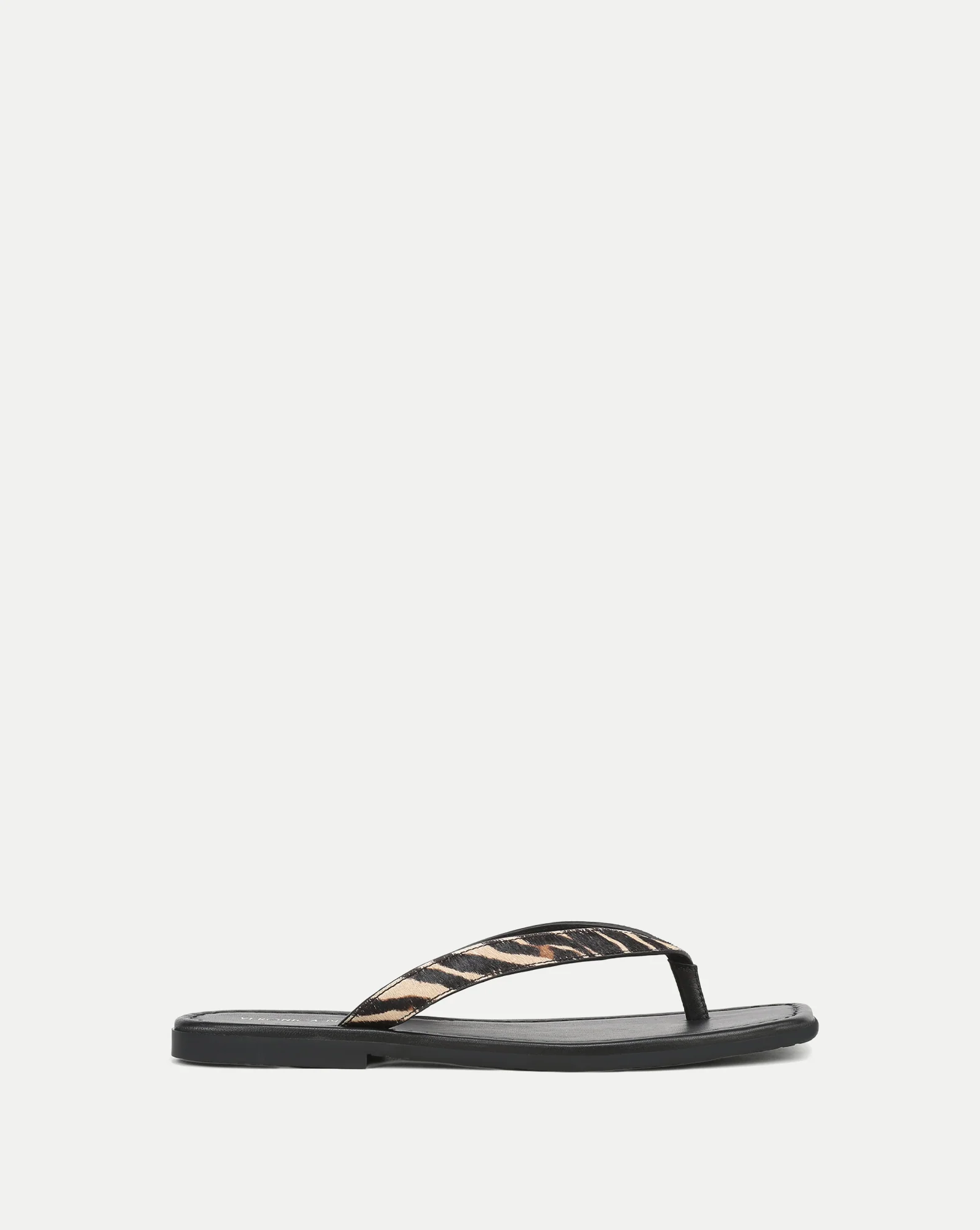 Clea Calf Hair Flip-Flop Sandal
