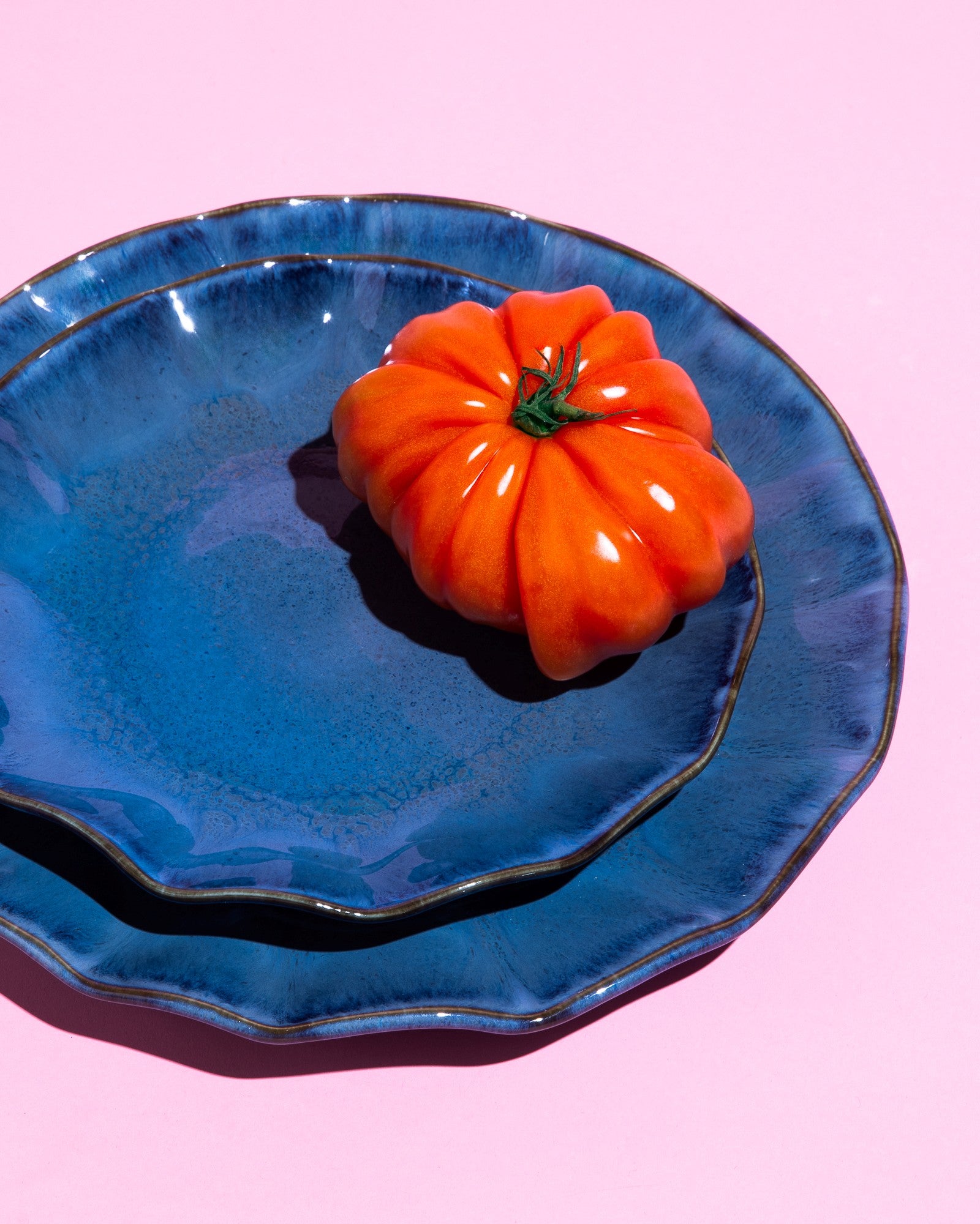 PÉROLA - SMALL PLATE SHELL DARK BLUE