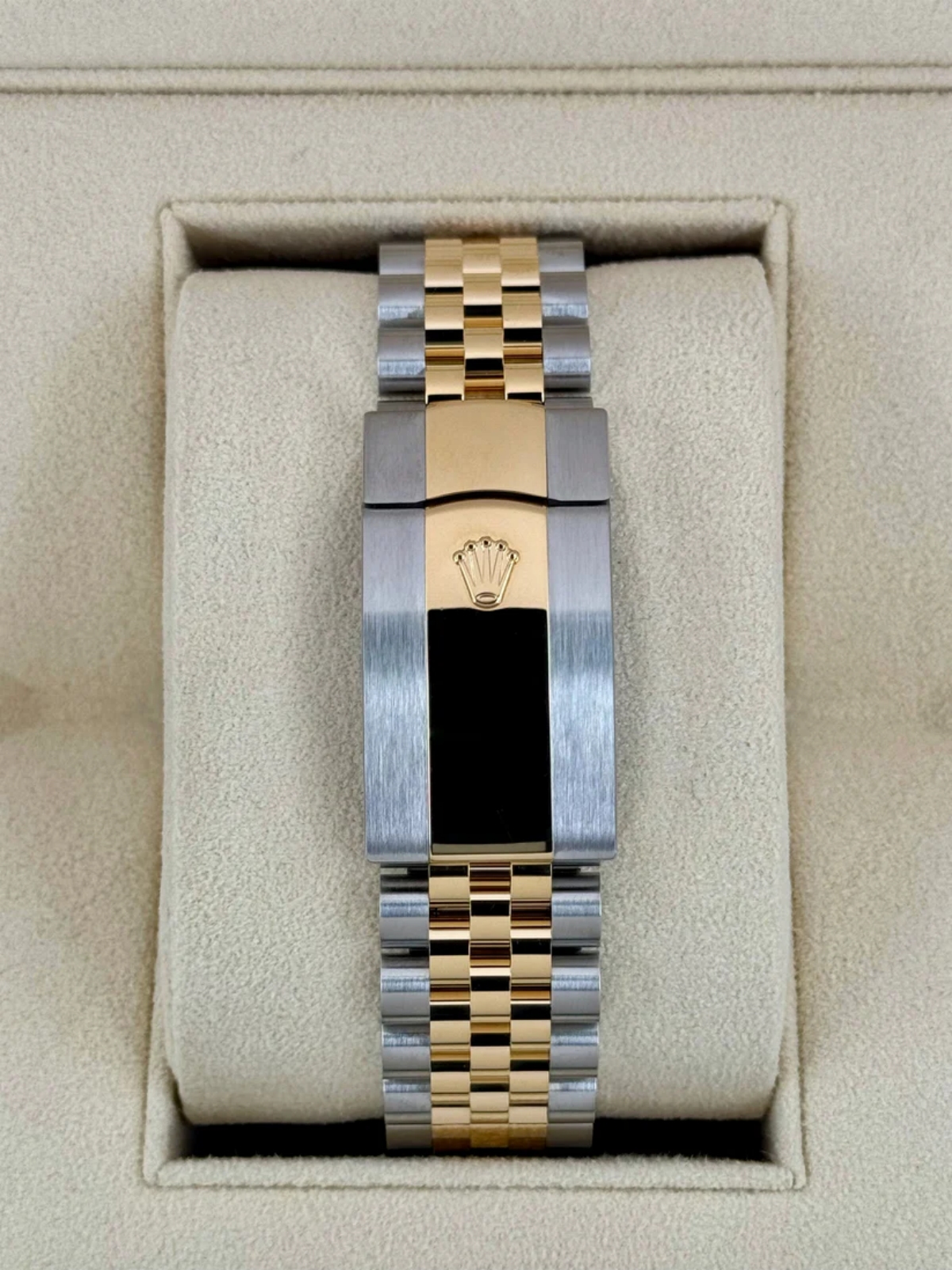 [Super Clone]RLX  Sky-Dweller 42mm Two-Tone Yellow Gold Black Dial Jubilee - 336933 - New 2025
