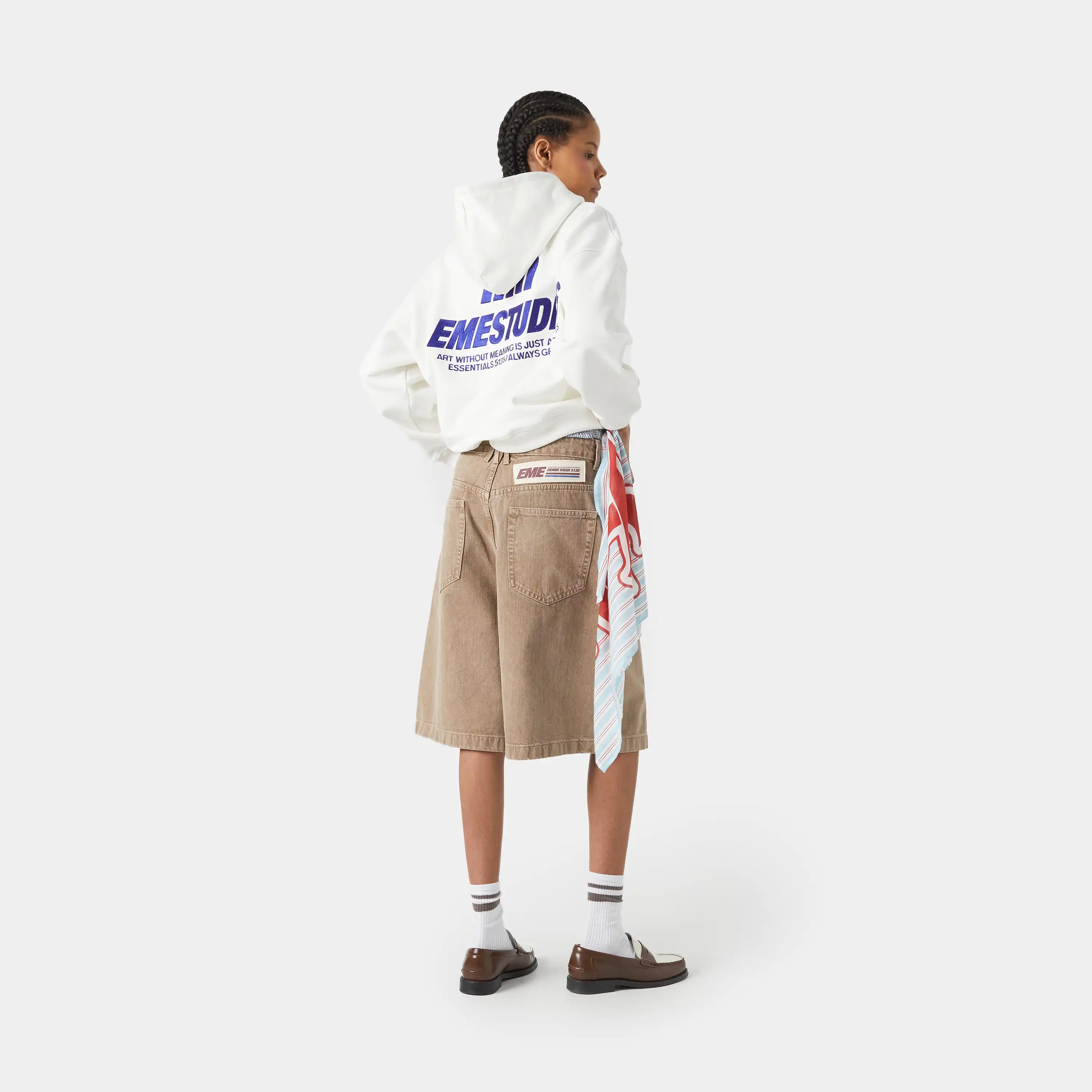 Andy Wooden Denim Jorts