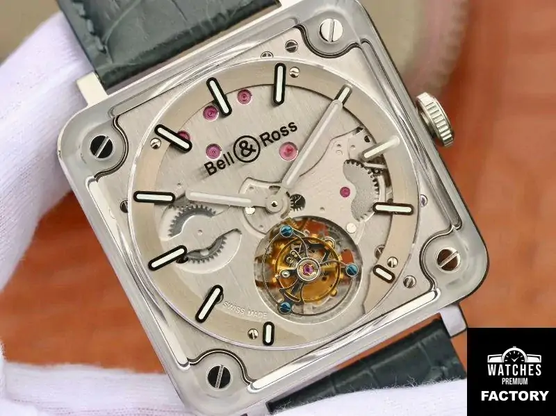 Bell Ross BR-X2 Tourbillon Stainless Steel Brushed Dial