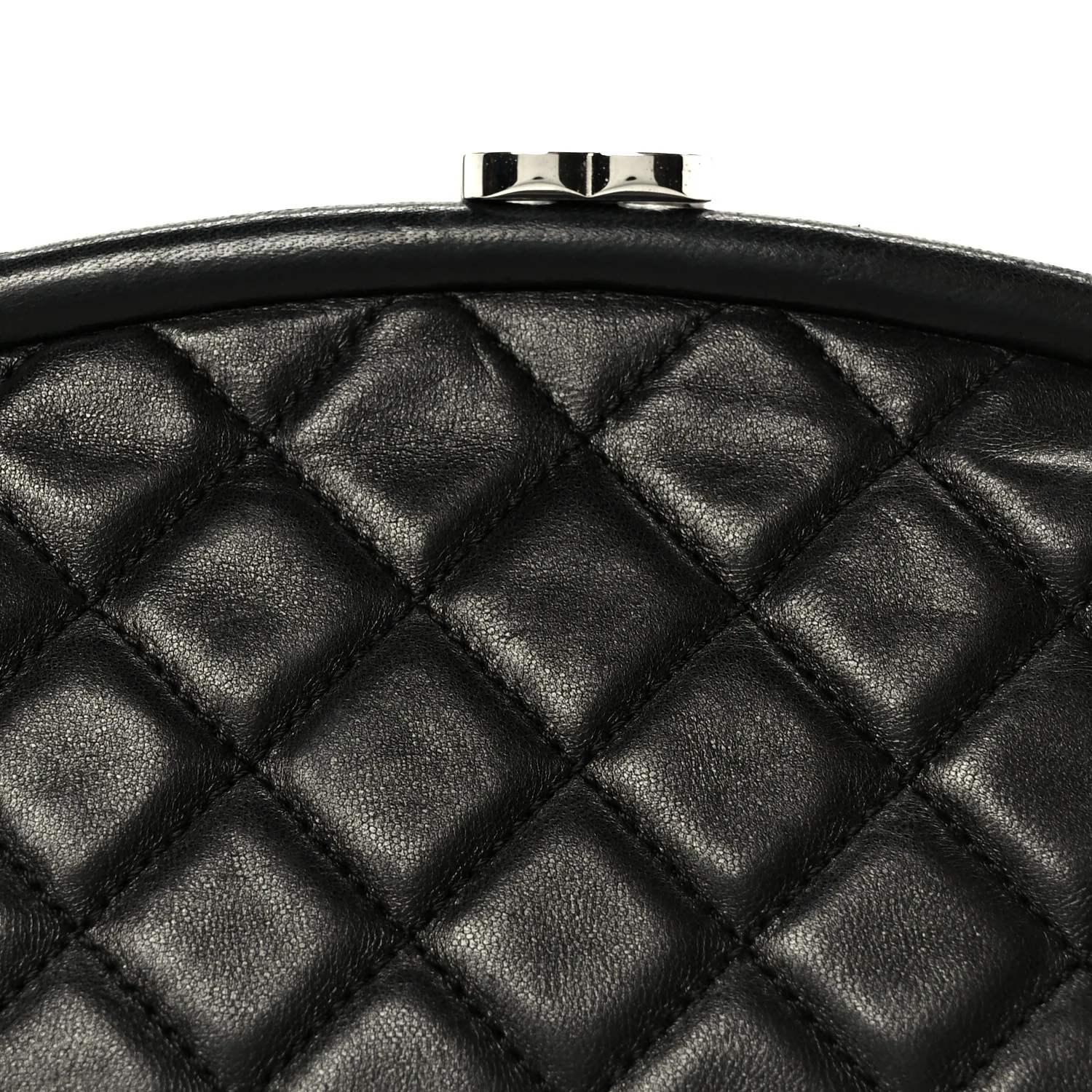 Lambskin Quilted Timeless Clutch Black