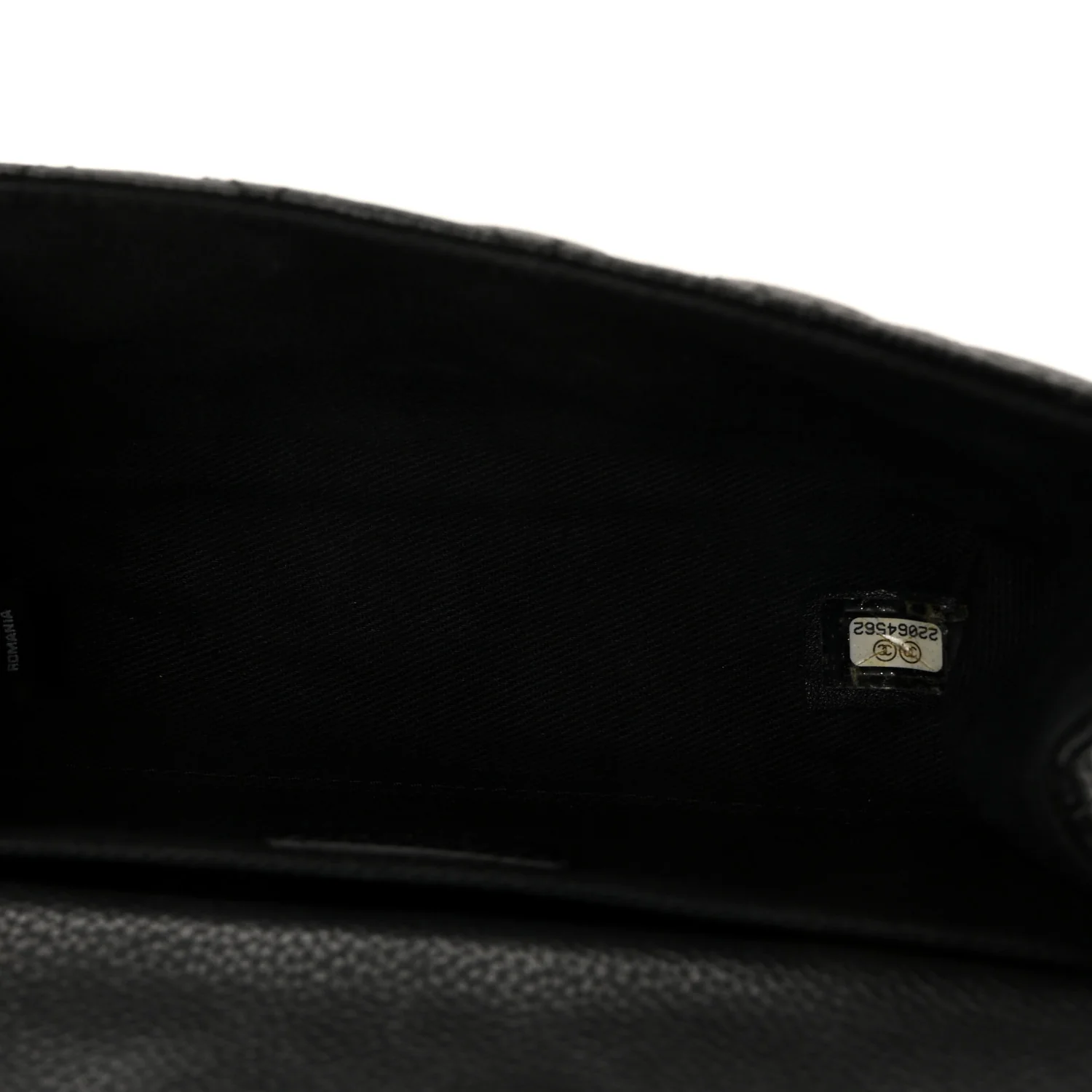 Grained Calfskin Quilted 2.55 Reissue Flap Belt Bag Clutch Black
