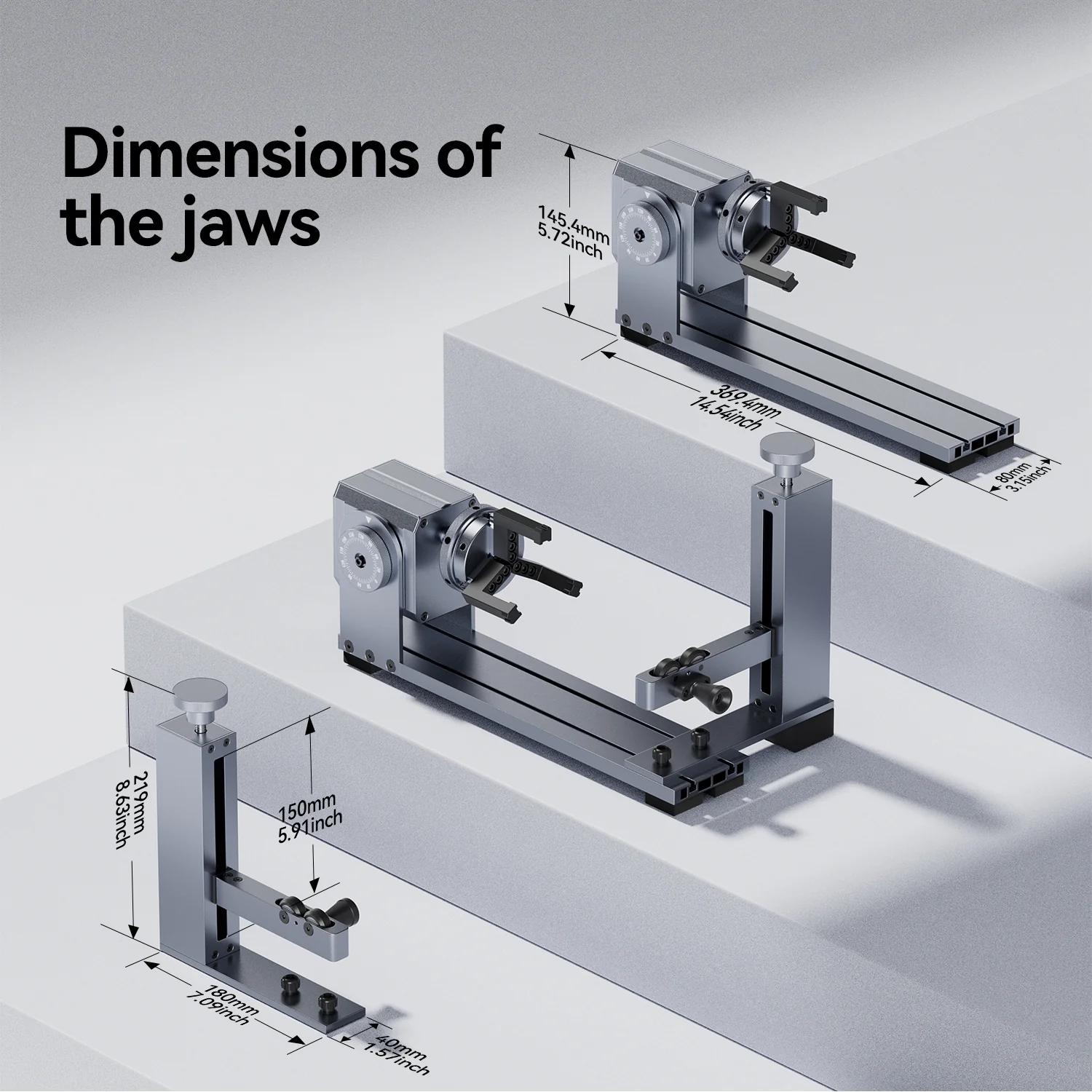 Extension rotative plus longue