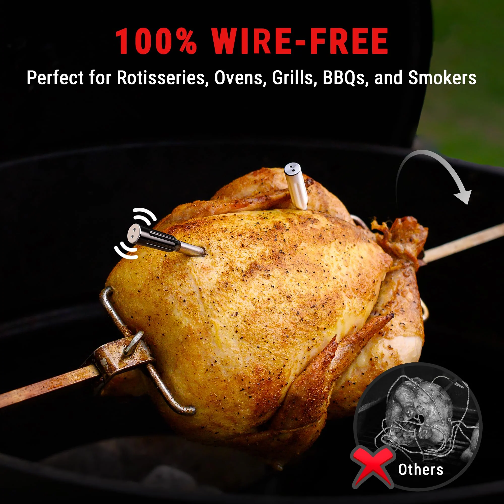 ThermoPro Twin TempSpike Wireless Meat Thermometer