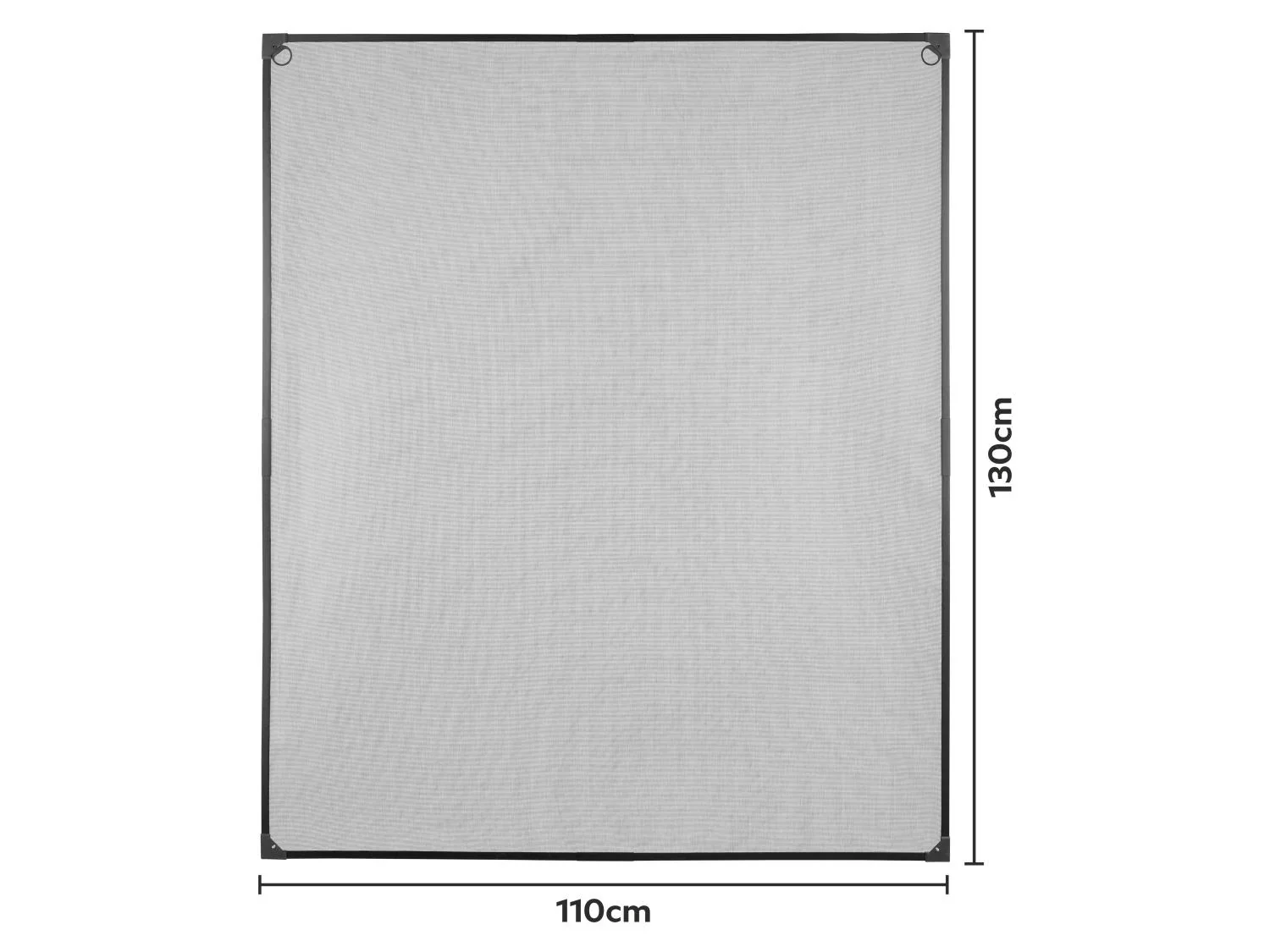 LIVARNO Moustiquaire magntique, 110 x 130 cm