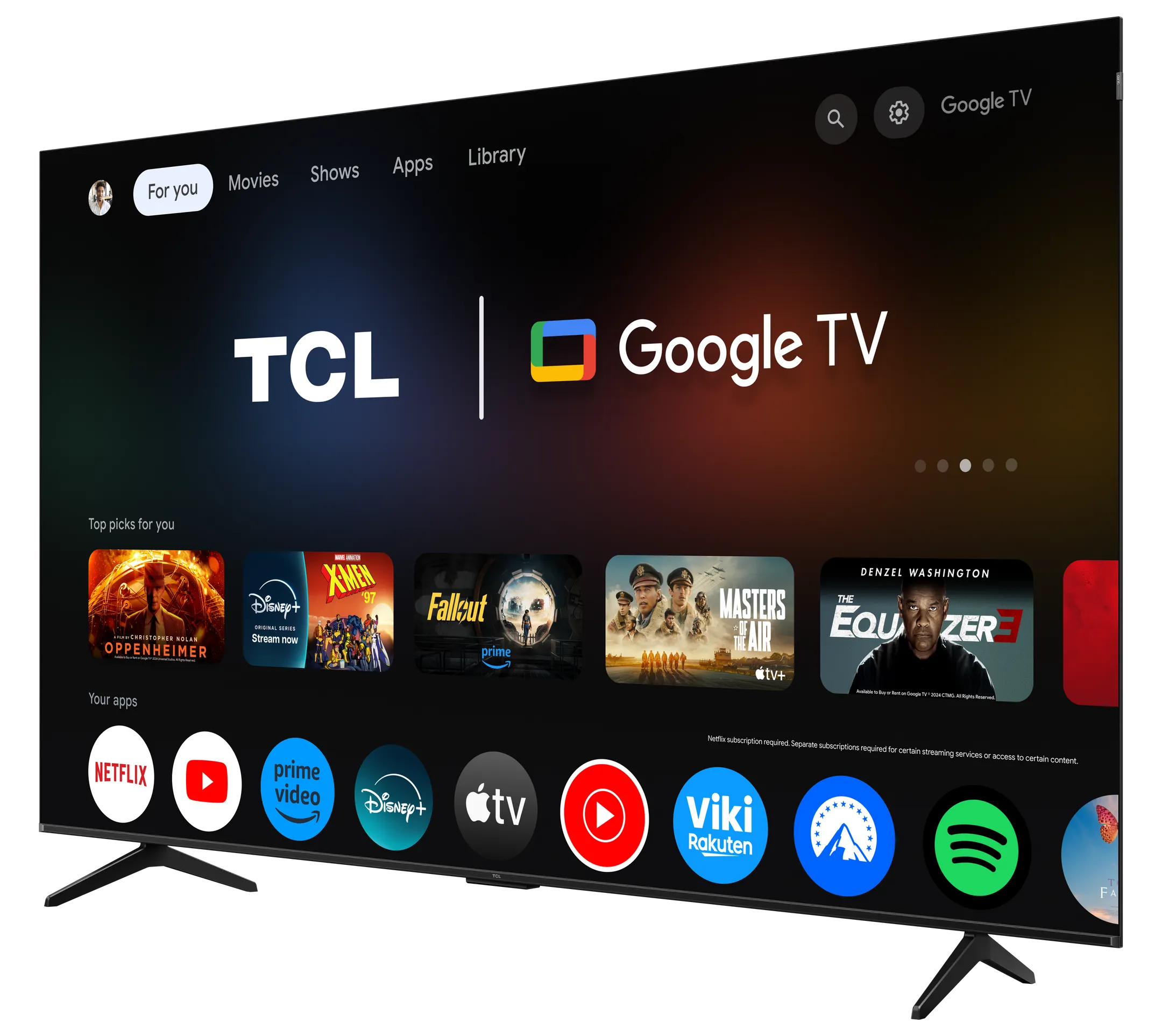 TCL QLED 4K TV 65P79K (2025) - 65 inch