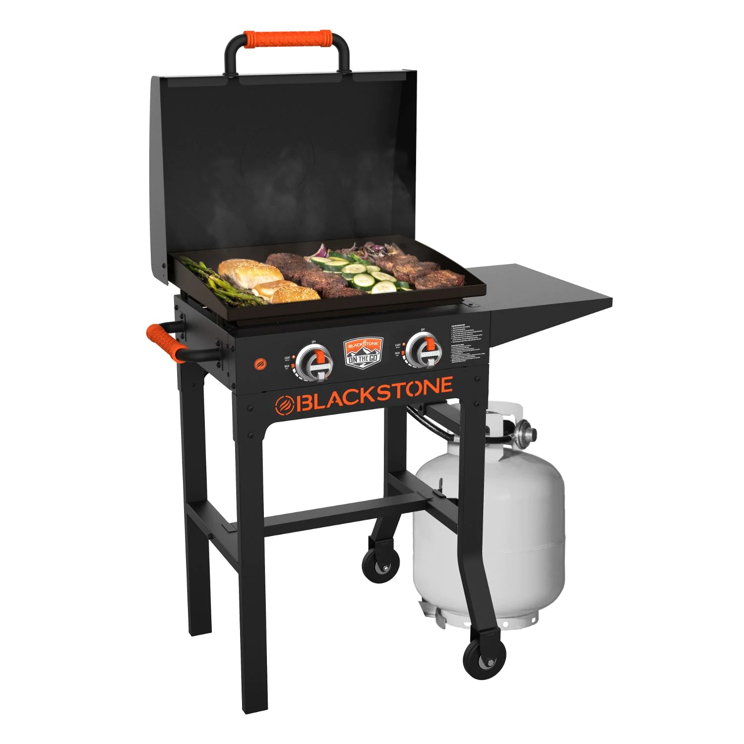 Plaque de cuisson mobile Blackstone On-The-Go de 56 cm avec couvercle - 1967