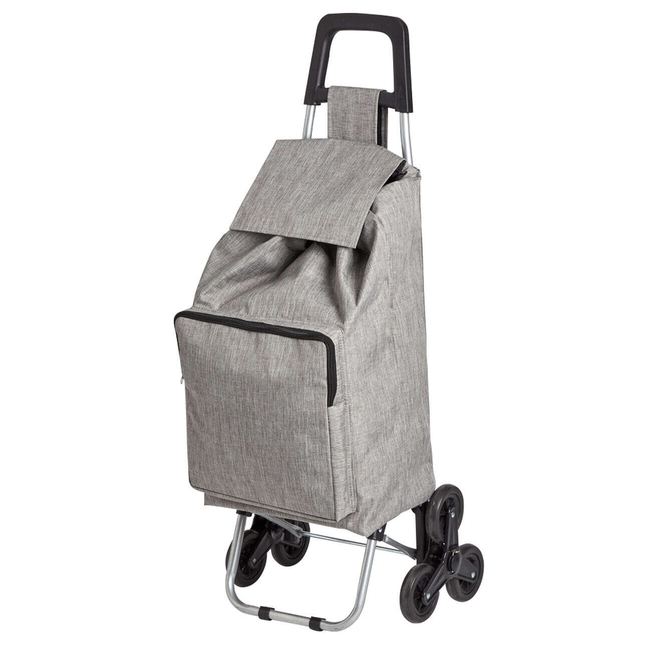 Chariot de course isotherme à roulette gris