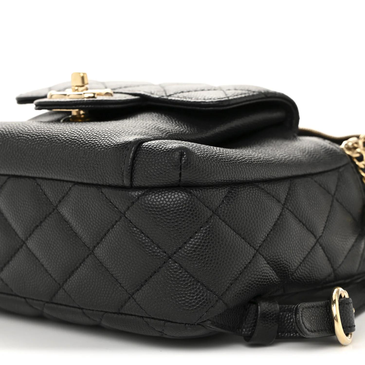 Caviar Quilted Small CC Day Backpack Black