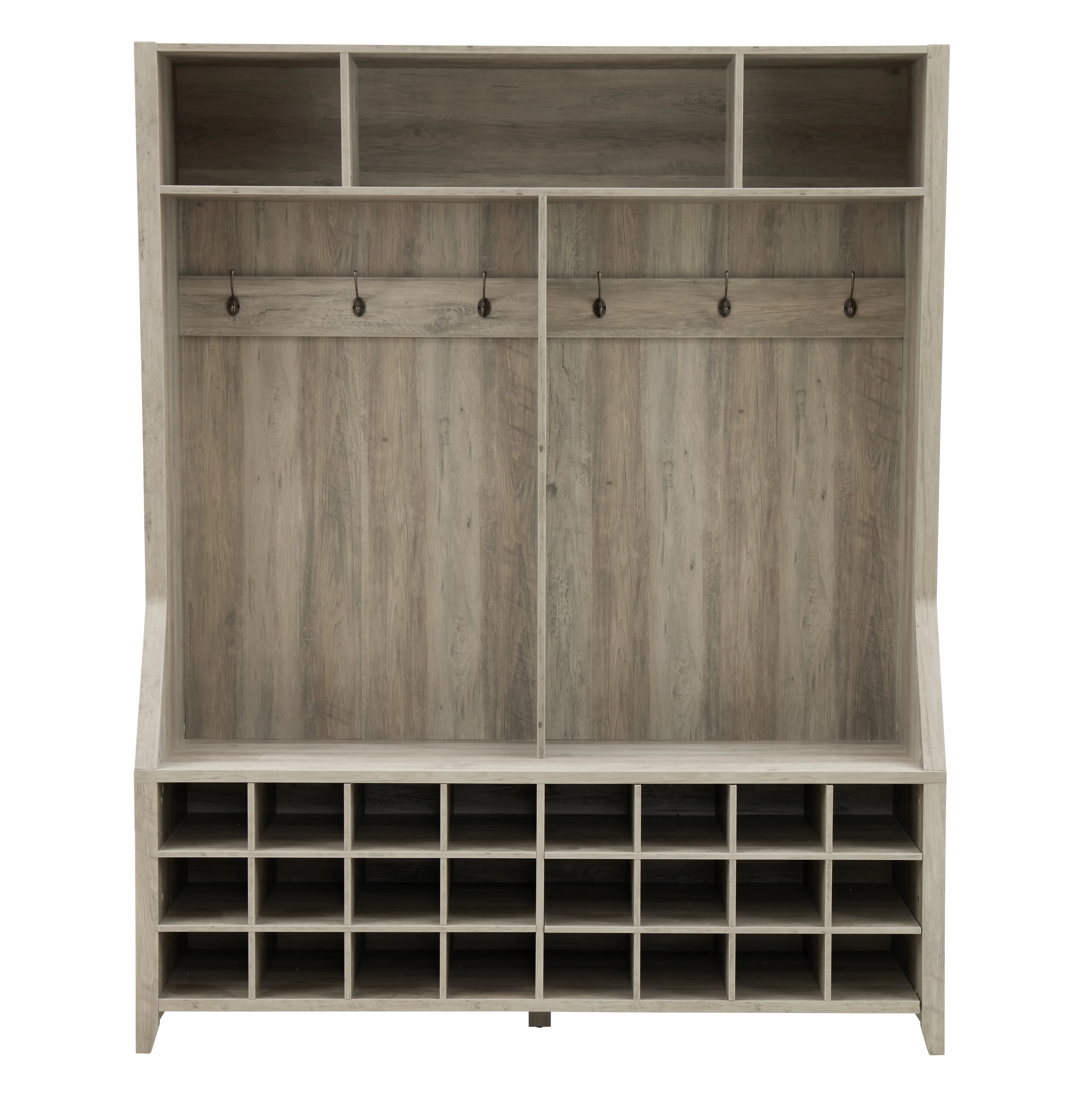 Better Homes & Gardens Refined Farmhouse Entryway Tree, Rustic Gray