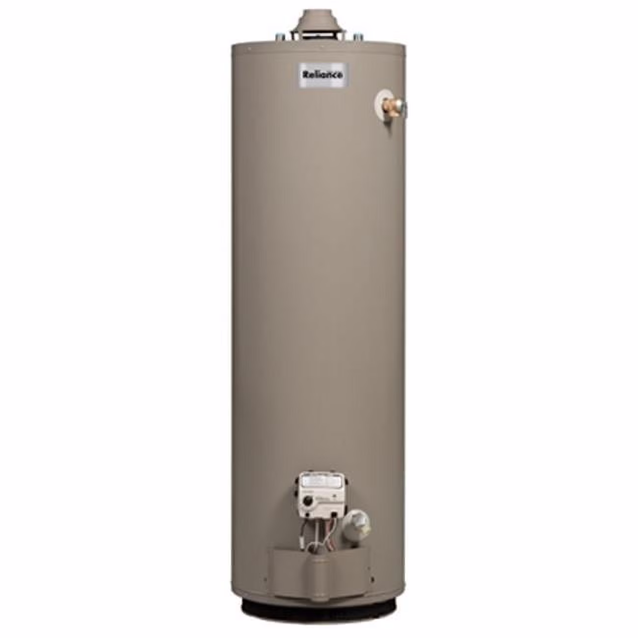 6 40 NBCS Gas Water Heater, 40 gal Tank, 3/4 in Inlet, 1/2 in Outlet