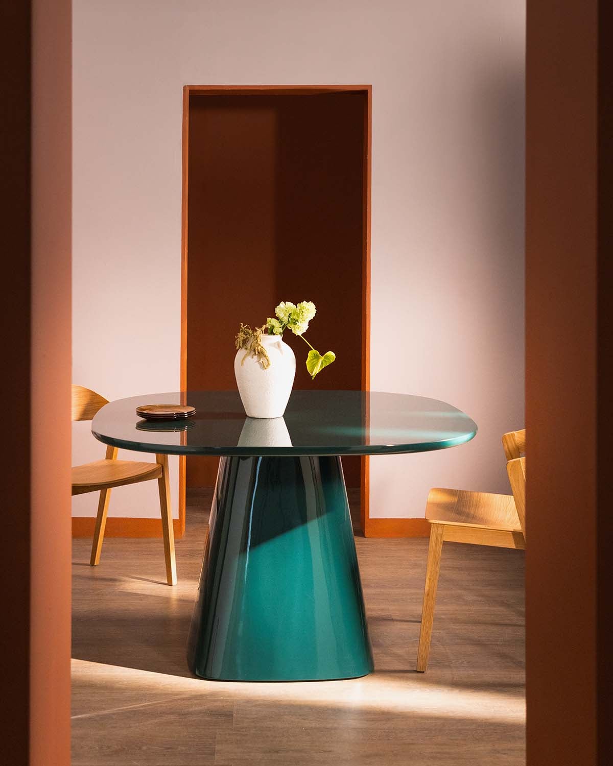 Irisela - Mesa de Comedor Cuadrada de Madera (120x120 cm) Irisela