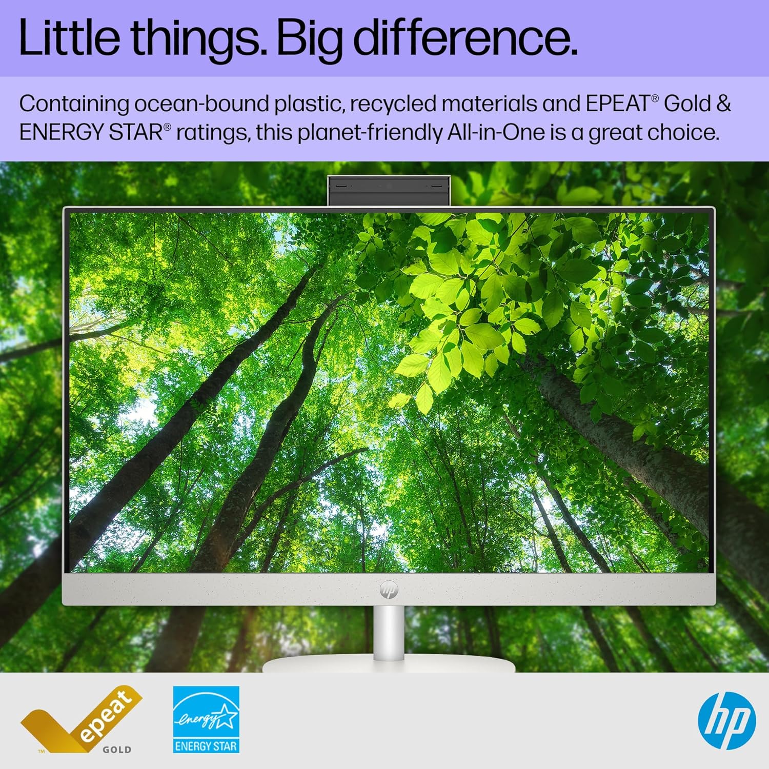 HP 27 inch All-in-One Desktop PC  FHD Display  AMD Ryzen 7 7730U  32 GB RAM  1 TB SSD  AMD Radeon Graphics  Windows 11 Home  27-cr0012 (2024)