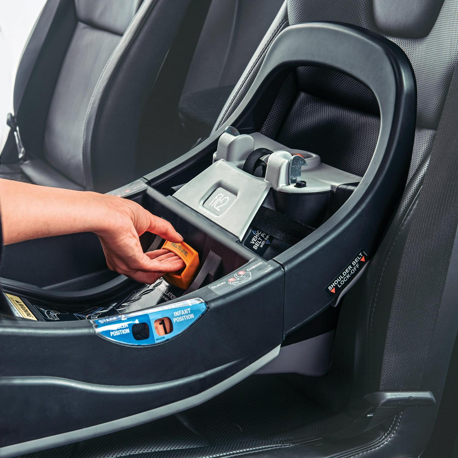 Chicco Fit2 Adapt Infant & Toddler Car Seat - Ember (Black). New