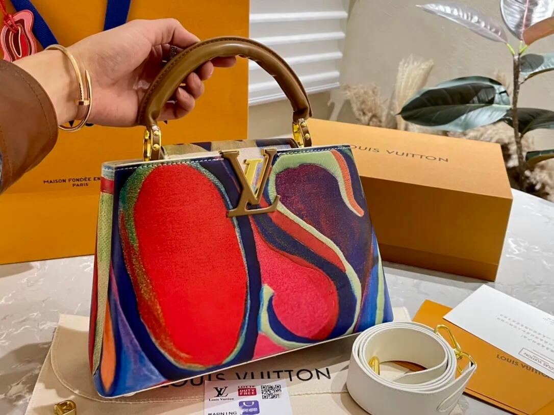 COPY【24SS/ショッパーデザイン★】LOUISVUITTON ショッピングバッグ