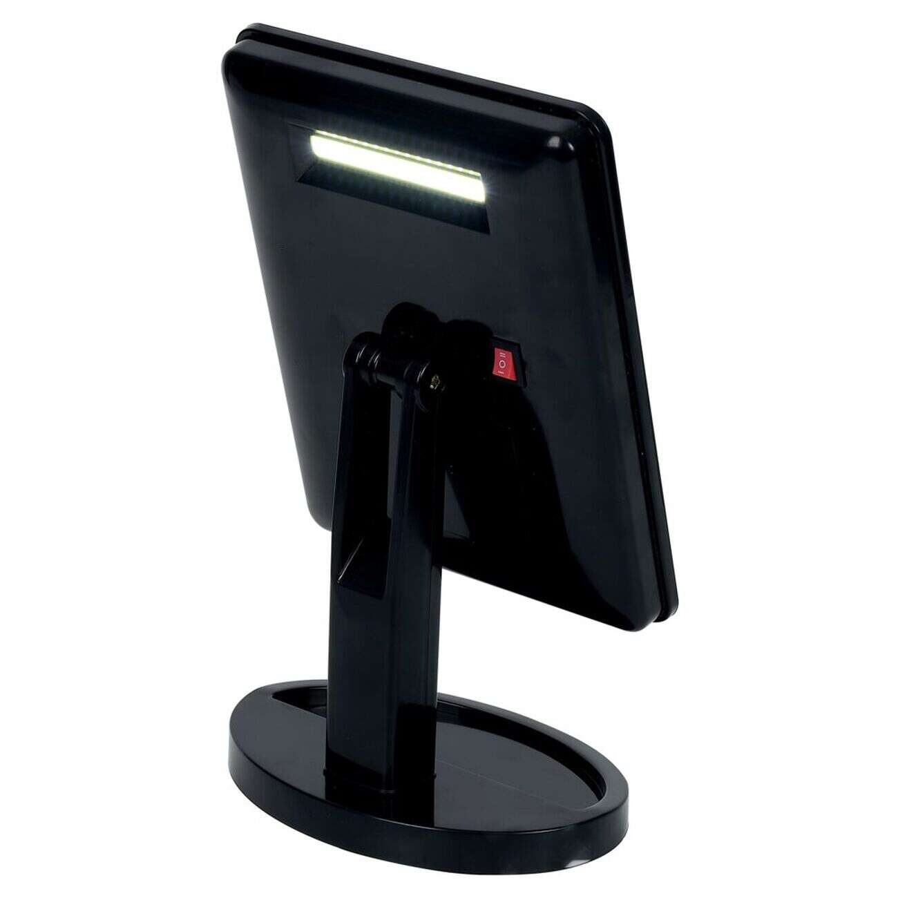 Miroir à LED à poser 14,5x5,5x23cm noir