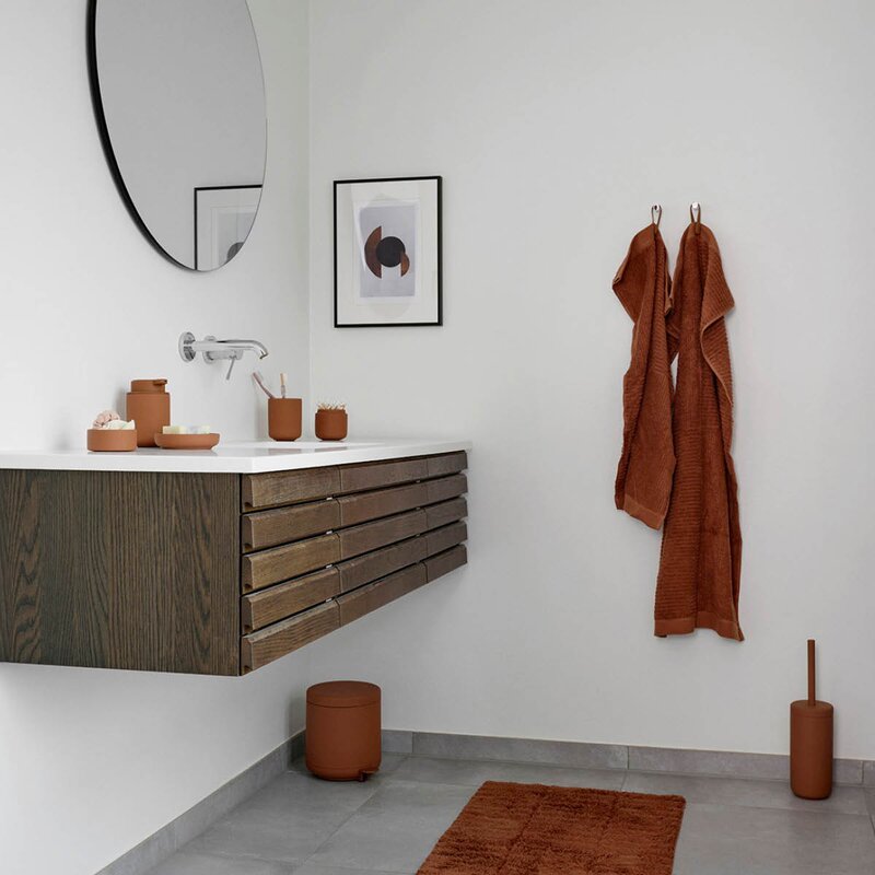 Classic badehåndkle 70x140 cm terrakotta