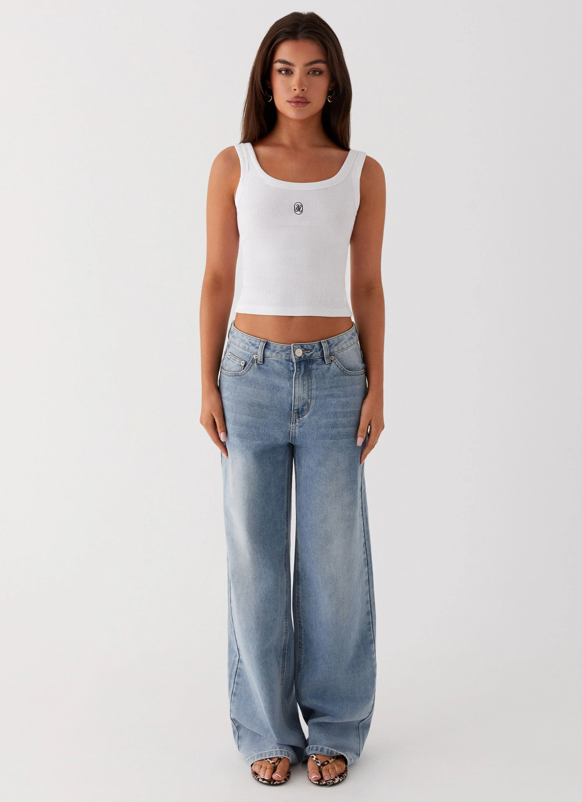 Signature Tank Top - Plain White