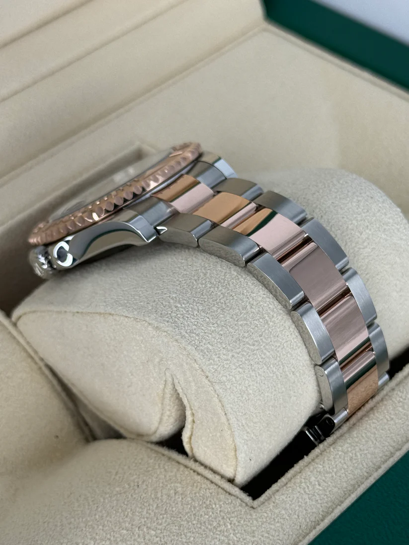 [Super Clone]RLX Yacht-Master 37mm 268621 Two-Tone Chocolate Dial