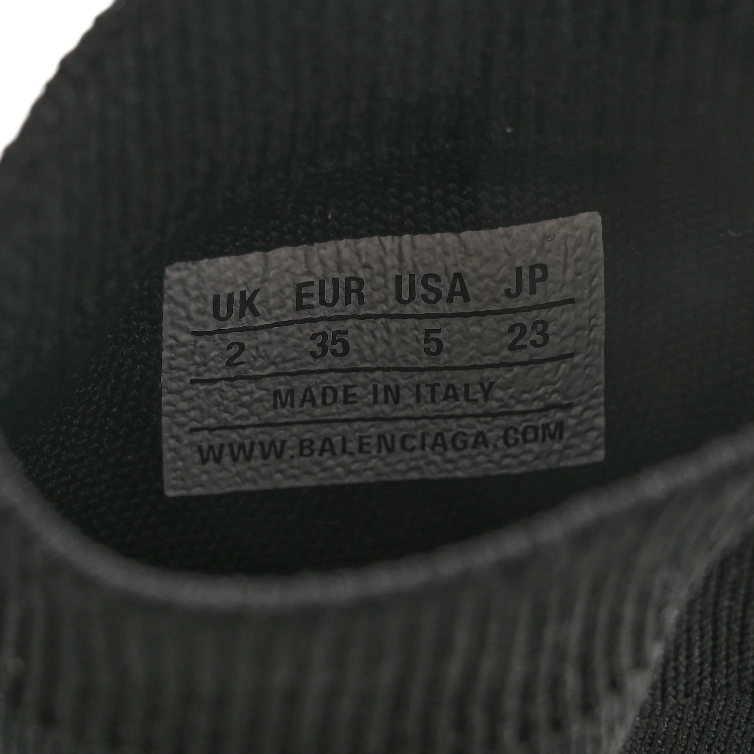 Technical 3D Recycled Knit Womens 3XL Sock Sneakers 35 Black White