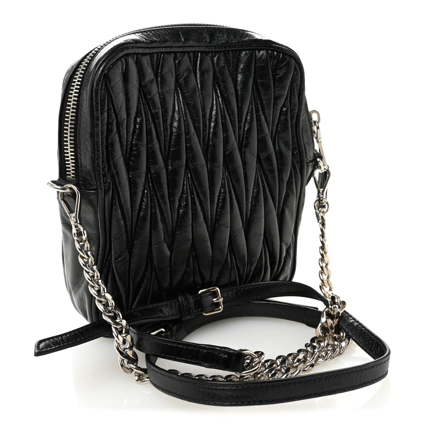 Nappa Matelasse Crossbody Black