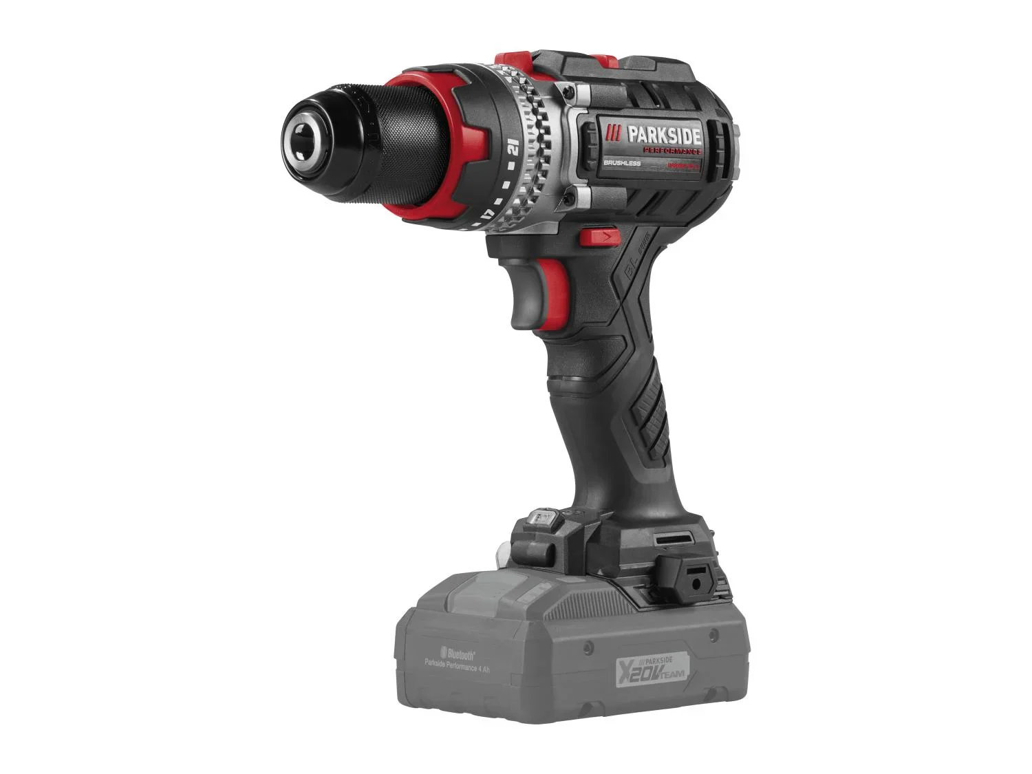 PARKSIDE Perceuse-visseuse  percussion + chargeur + batterie, 20 V