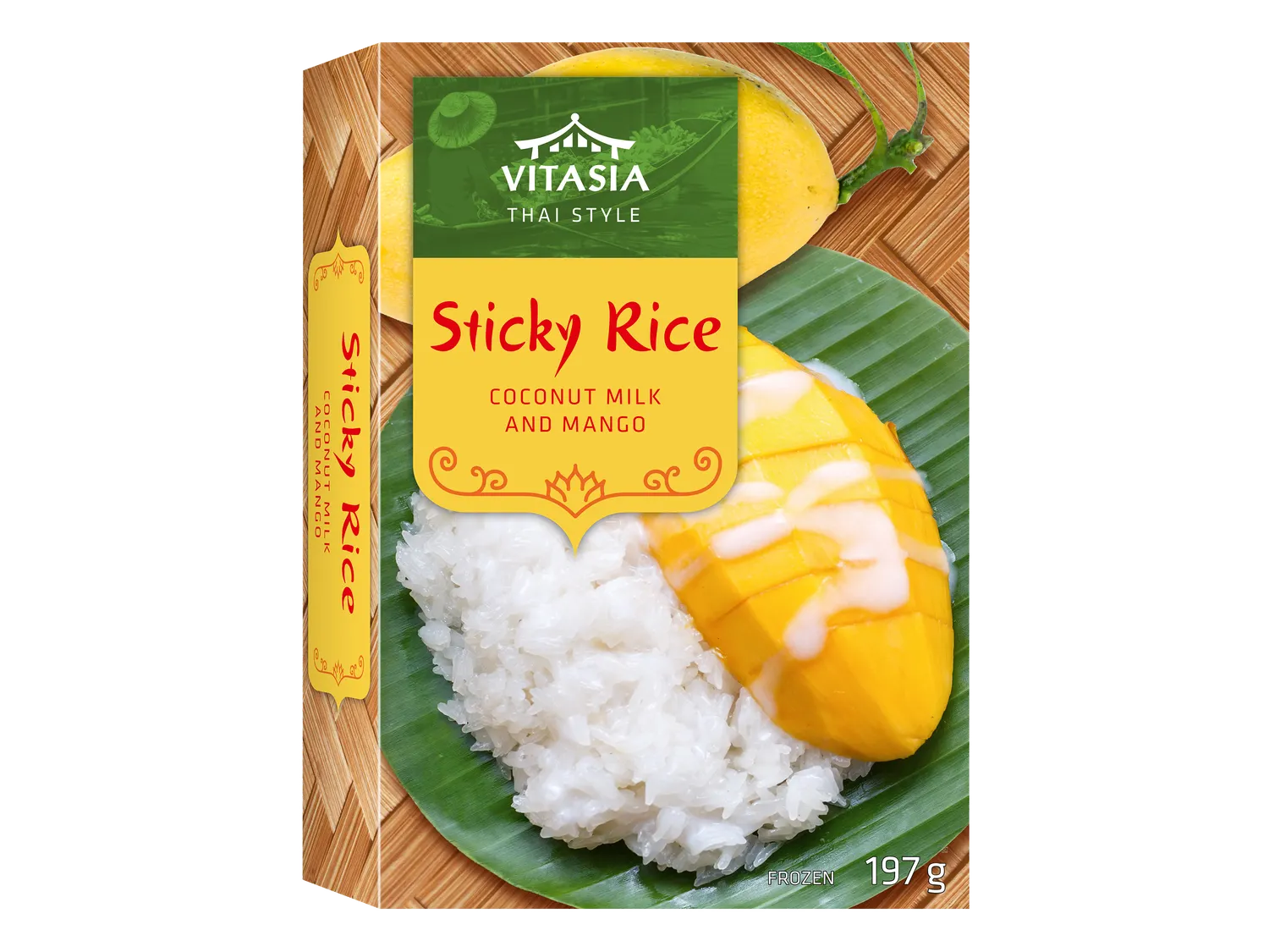 VITASIA Riz gluant au lait de coco et  la mangue