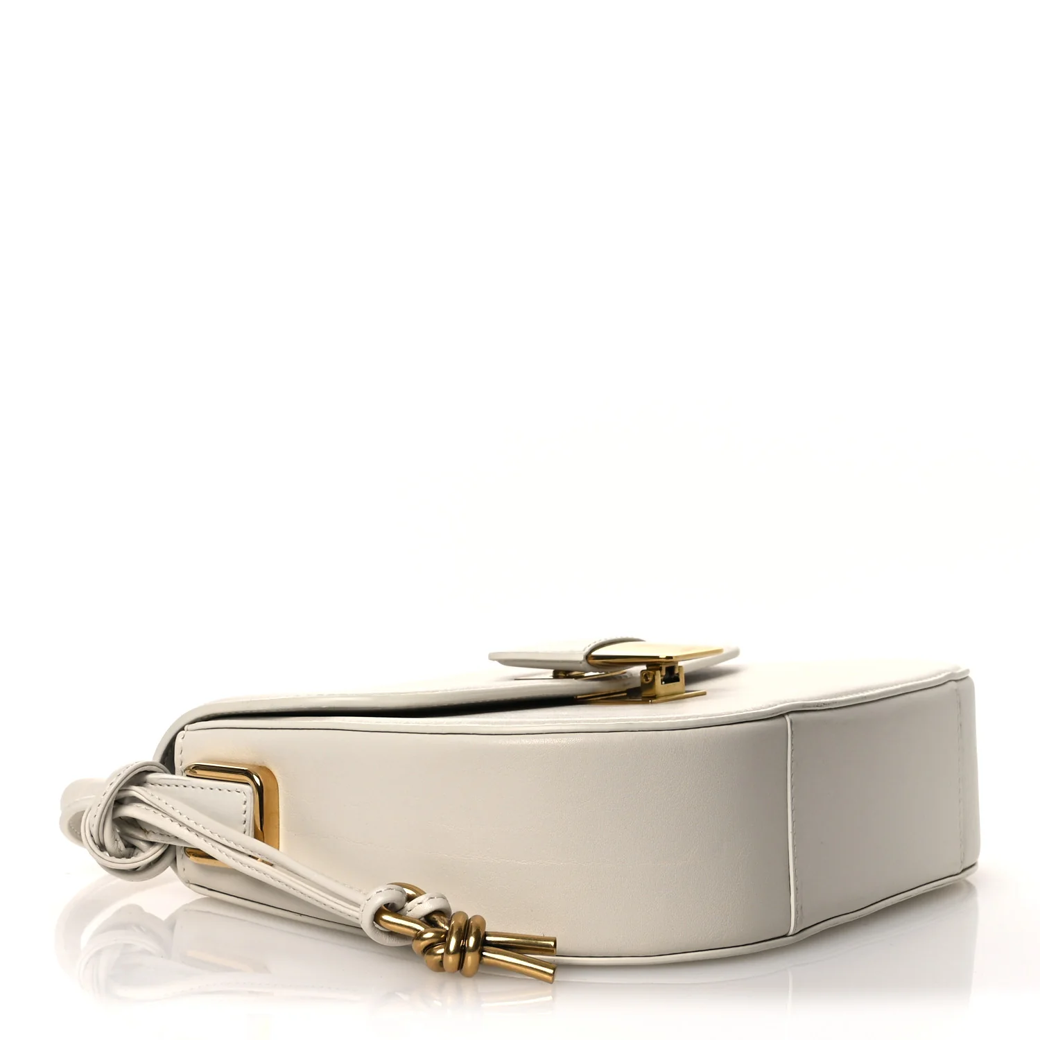 Calfskin Small Desiree Crossbody Bag Chalk