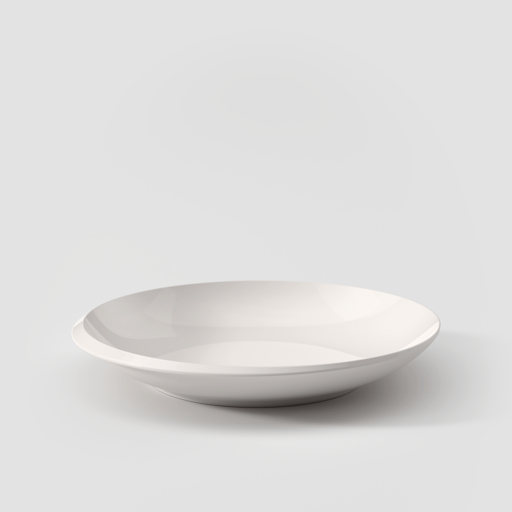 NewMoon Bowl - White, 25.4 oz, Premium Porcelain