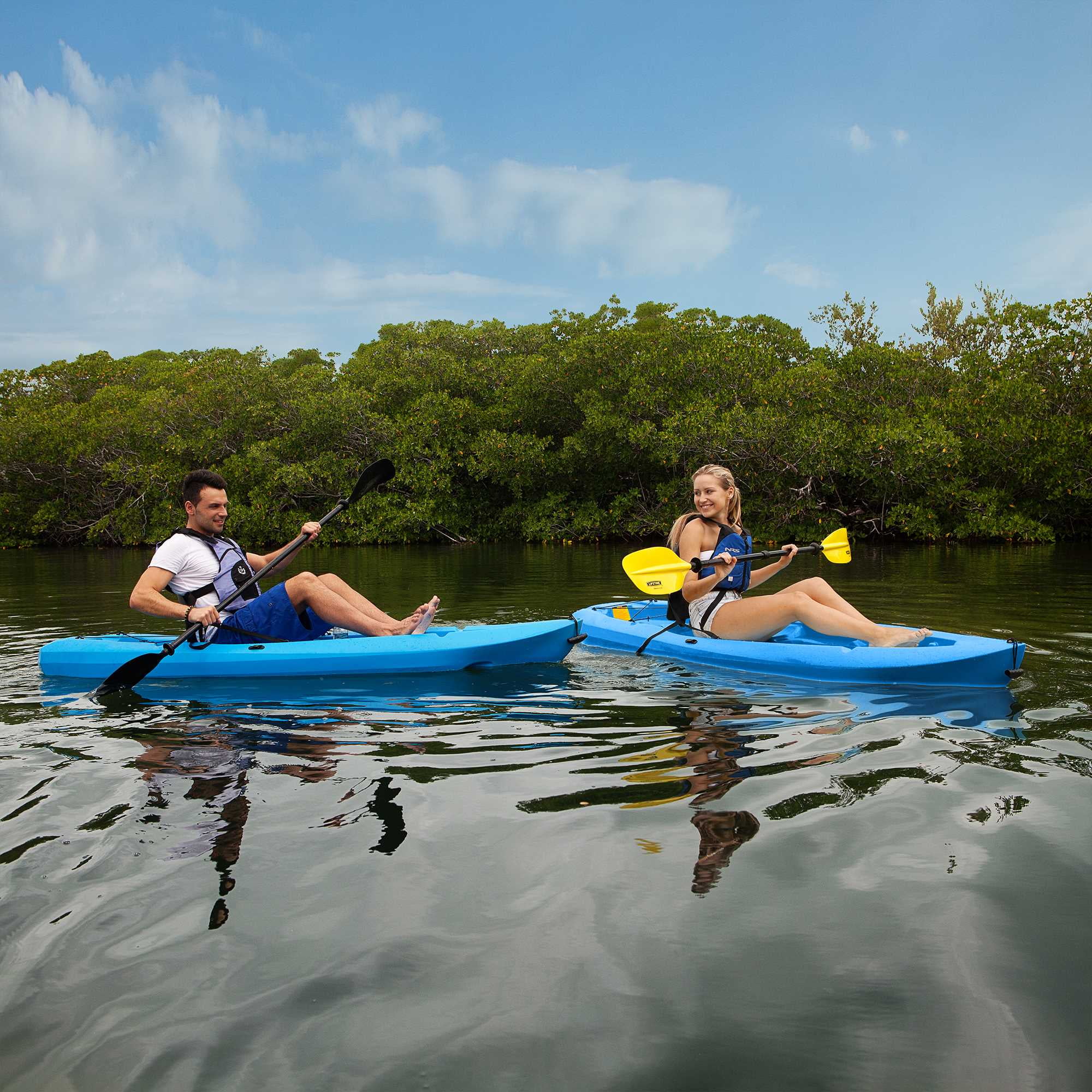 Lifetime Lotus 8 Ft Sit - on - Top Kayak, Blue (90112)