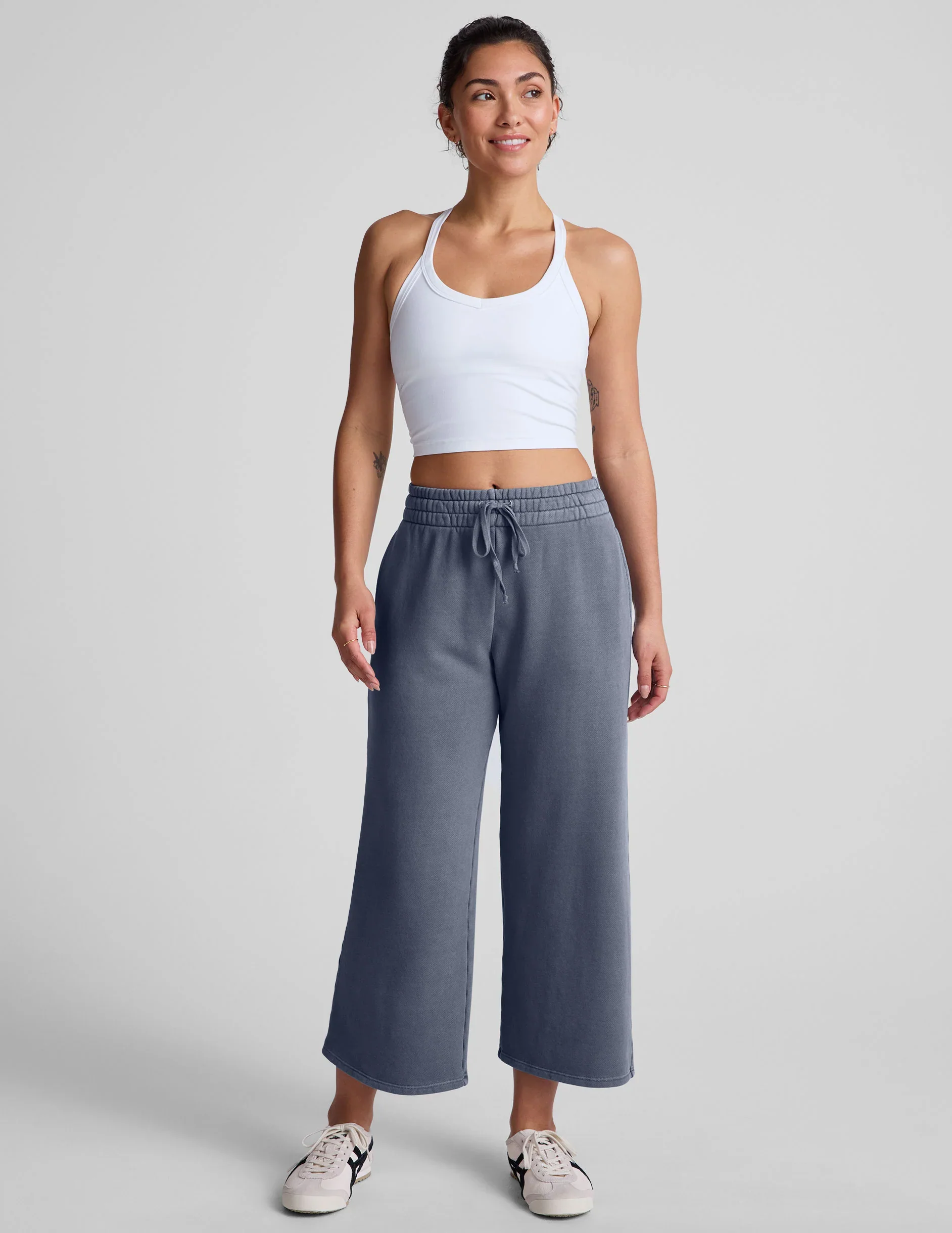 Cali Wide Leg Cropped Pant