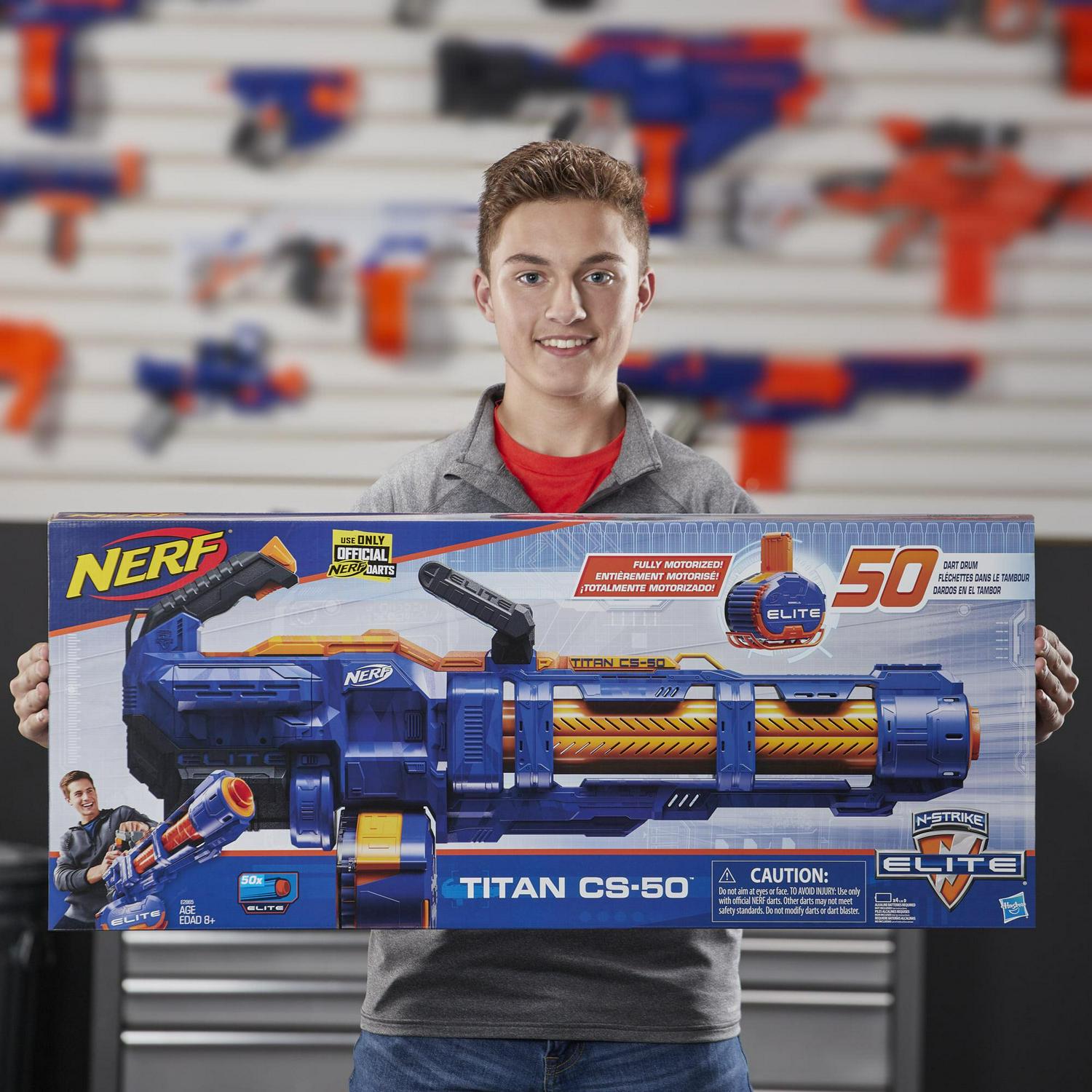 Elite Titan CS-50 Toy Blaster Fully Motorized 50 Dart Drum 50 Official Elite Dart Spinning Barrel. For Teens and Adults - Image 10