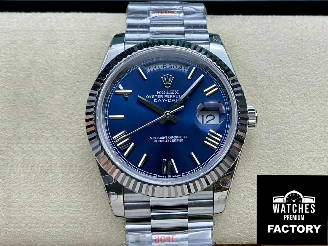 Rolex Day Date M228236-0007 GM Factory V2 Blue Dial