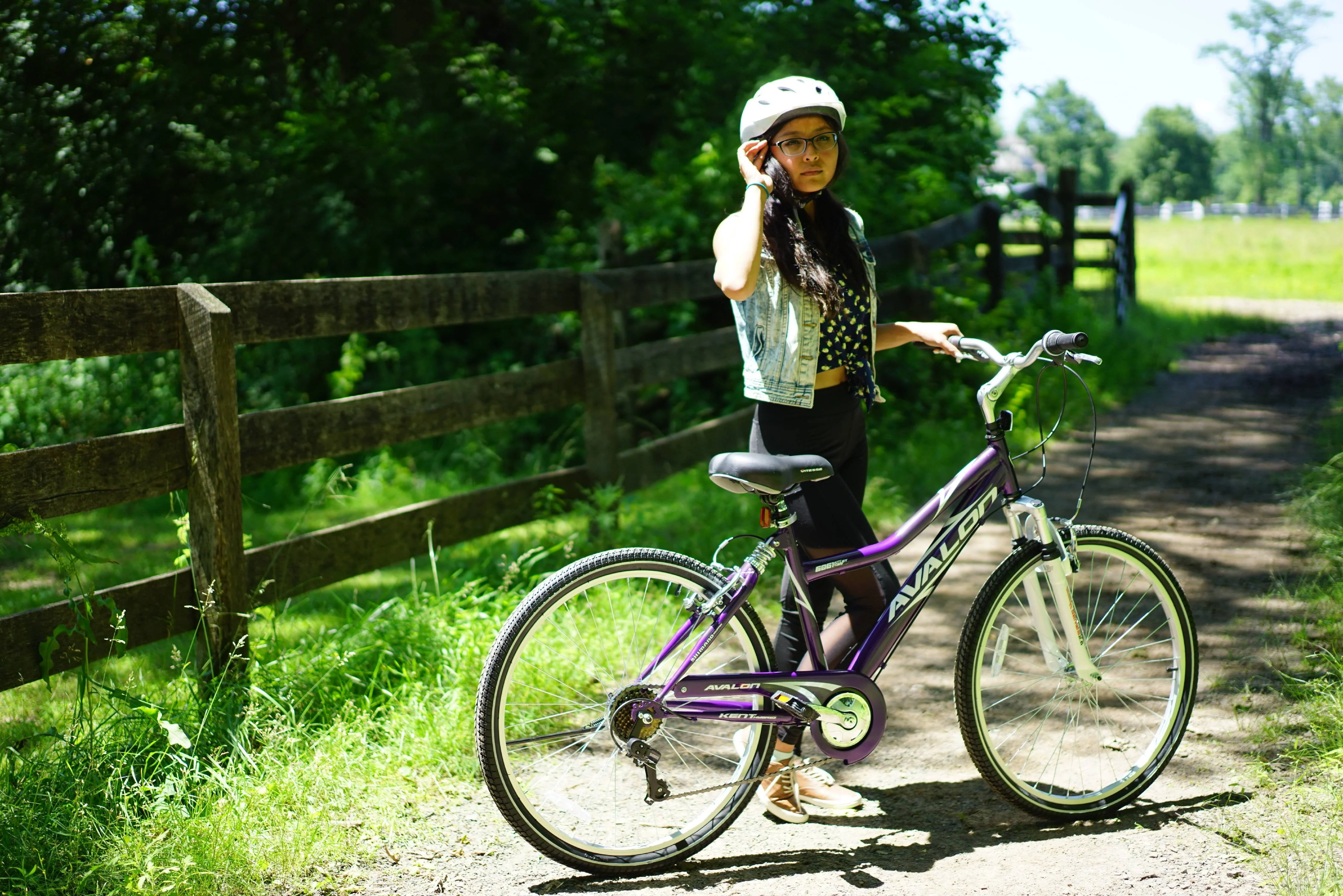 Kent Bicycle 26 In Avalon Comfort Women's Full Suspension Hybrid Bike, Purple Image 7