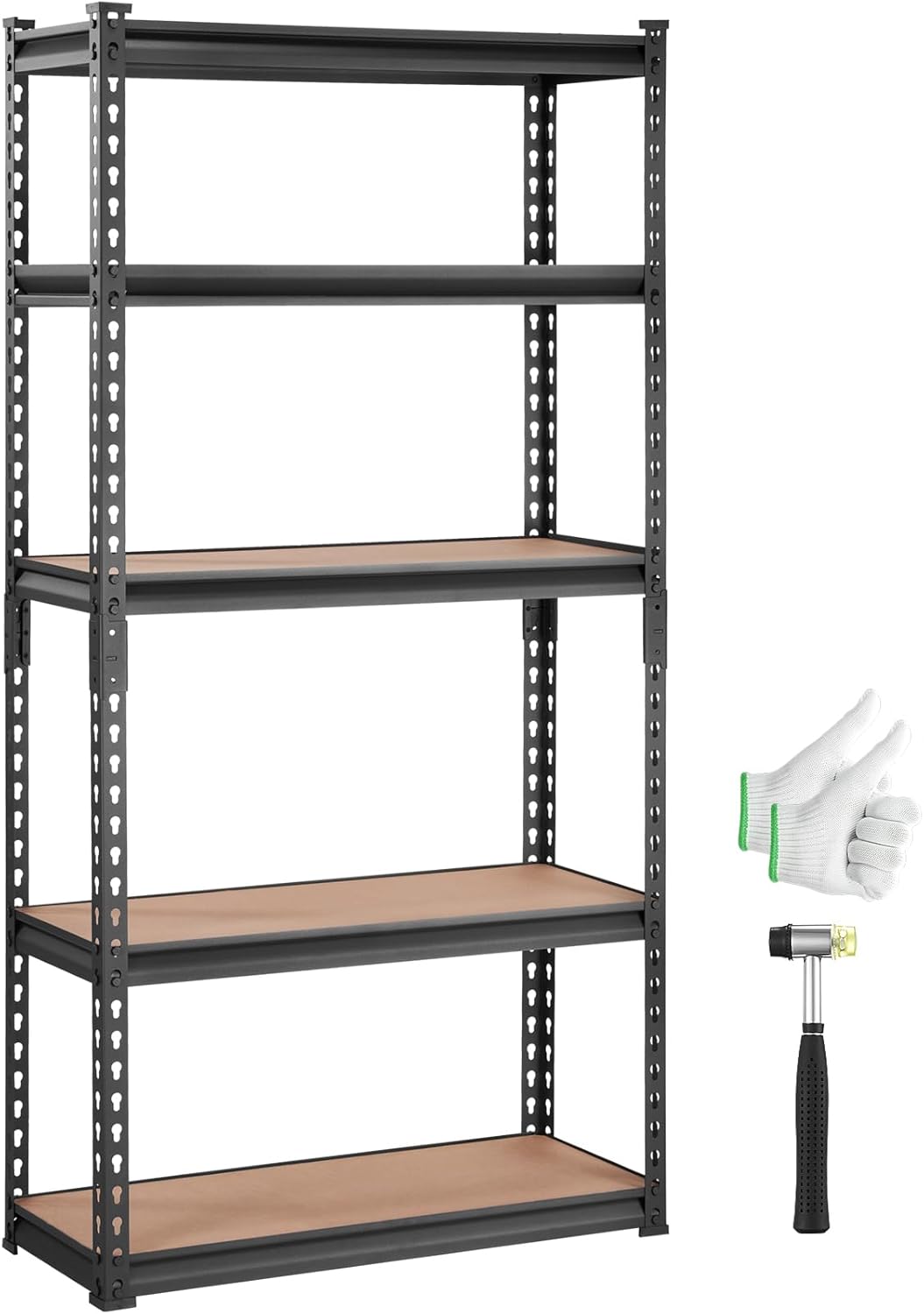 VEVOR Storage Shelves 5-Tier Adjustable 2000 lbs 30