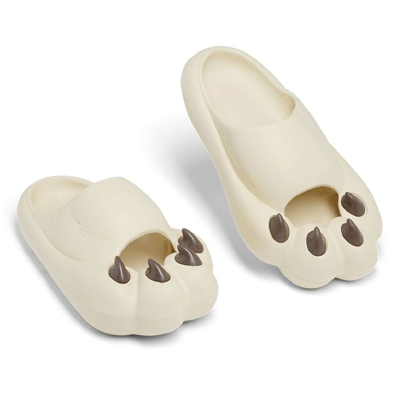 Chaussons griffe caoutchouc beige 40/41