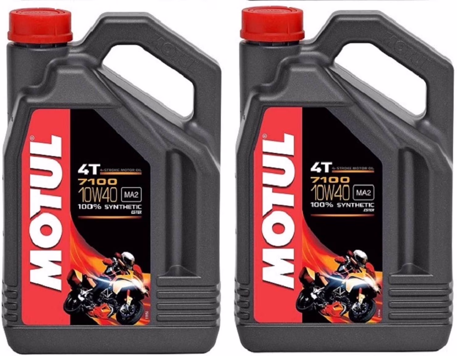 104092 Set of 2 7100 4T 10W-40 Motor Oil 1-Gallon Bottles